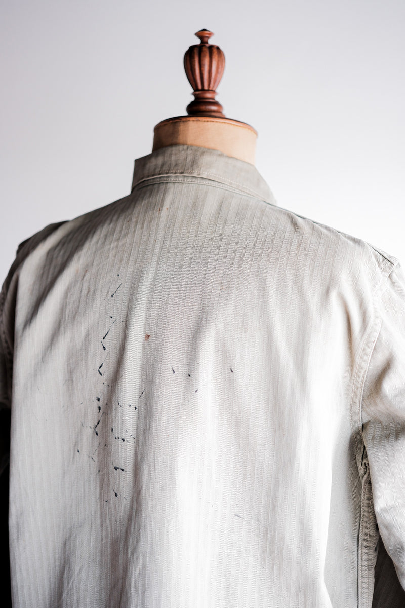 [~ 40's] WWⅱS.C P-44 HBT Jacket "Paint Hand Paint"