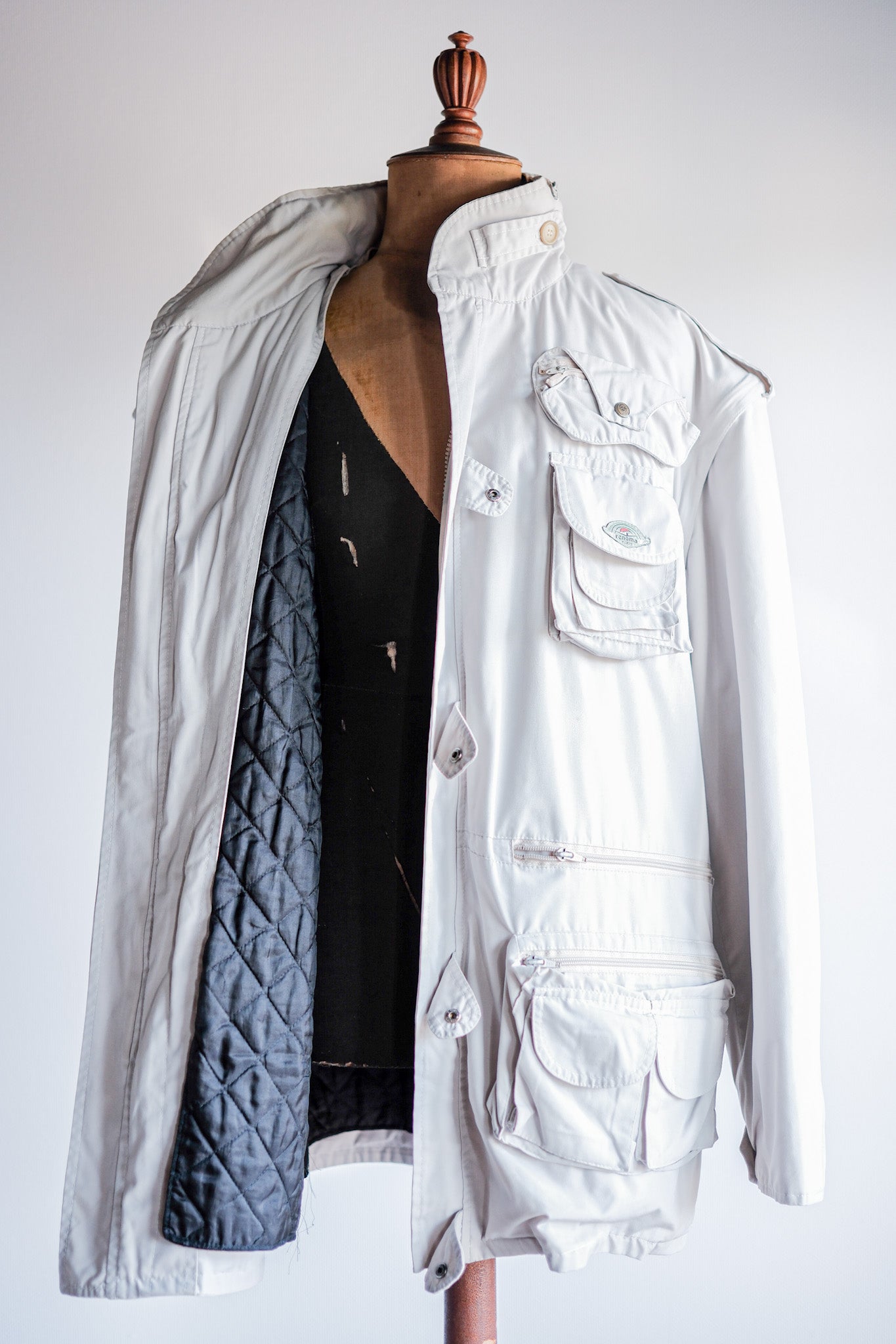 ［~90's］Old Renoma Paris Detachable Sleeve Multi Pocket Jacket With Liner