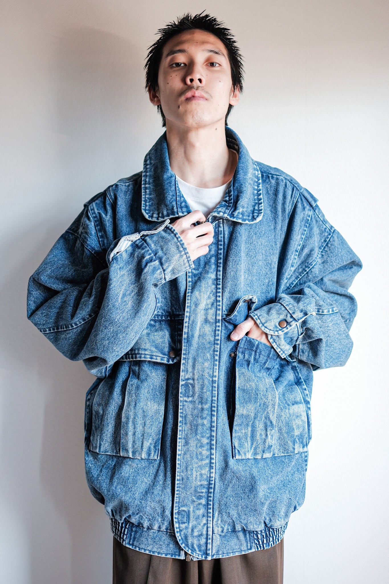 【~80's】Italian Vintage Denim Jacket