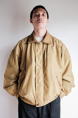 [~80's] Old Yves Saint Laurent Nylon Quilting Blouson พร้อมสายรัดคาง "Pour Homme"
