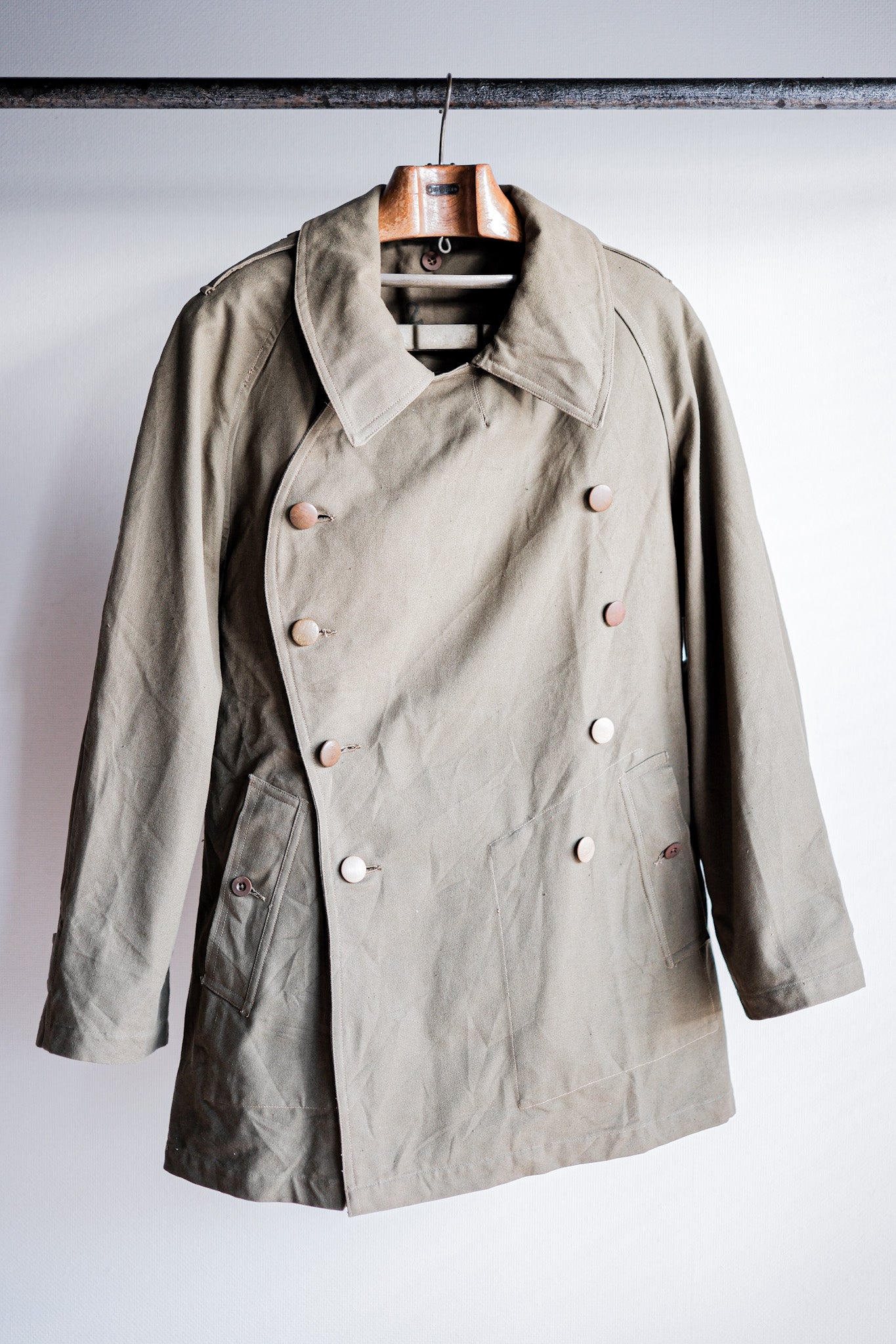 40's】French Army M38 Double Breasted Motorcycle Jacket Size.2 