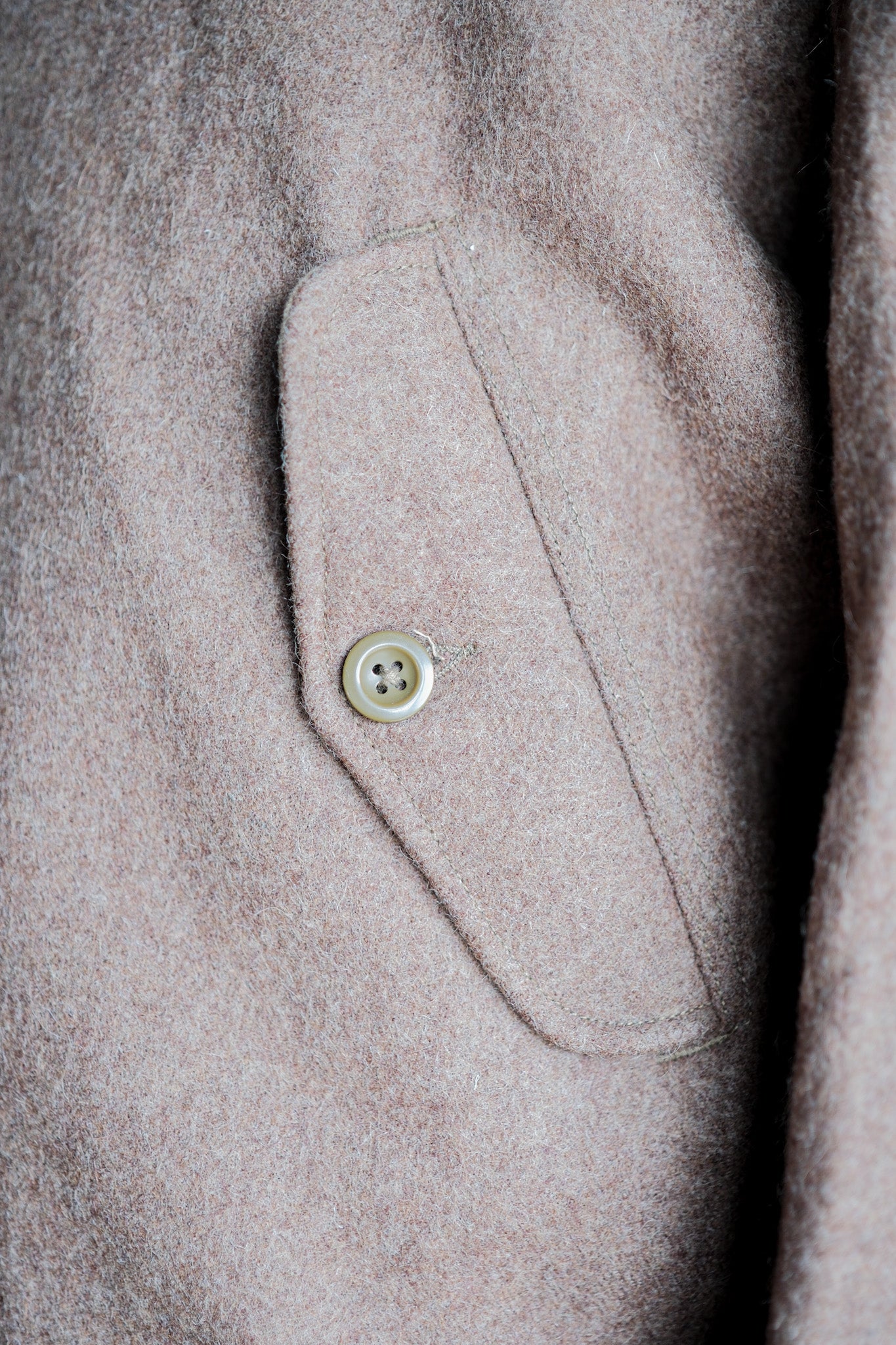 ［~50's］French Army Wool Jacket With Chin Strap Size.42 "Dead Stock"