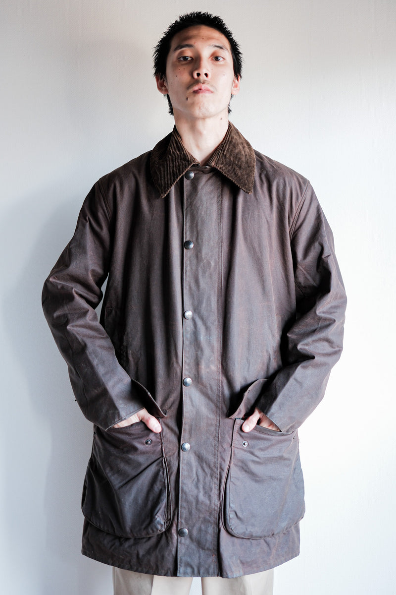 【~80’s】Vintage Barbour "NORTHUMBRIA" 2 Crest Size.38