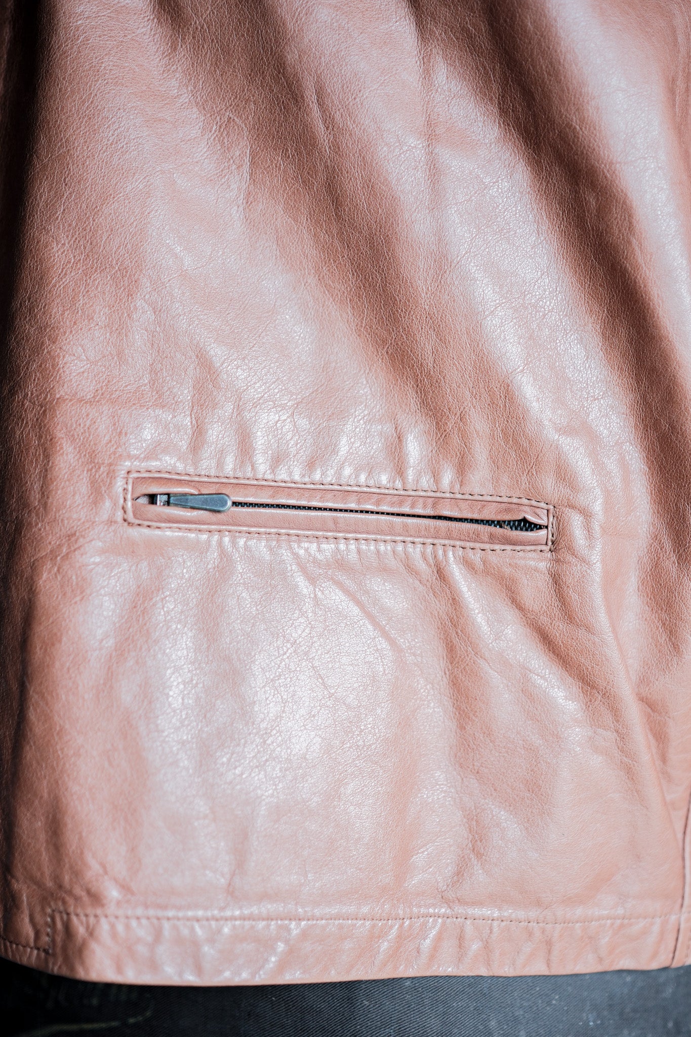 [~90 年代] 舊 JIL SANDER 皮夾克，尺寸 48