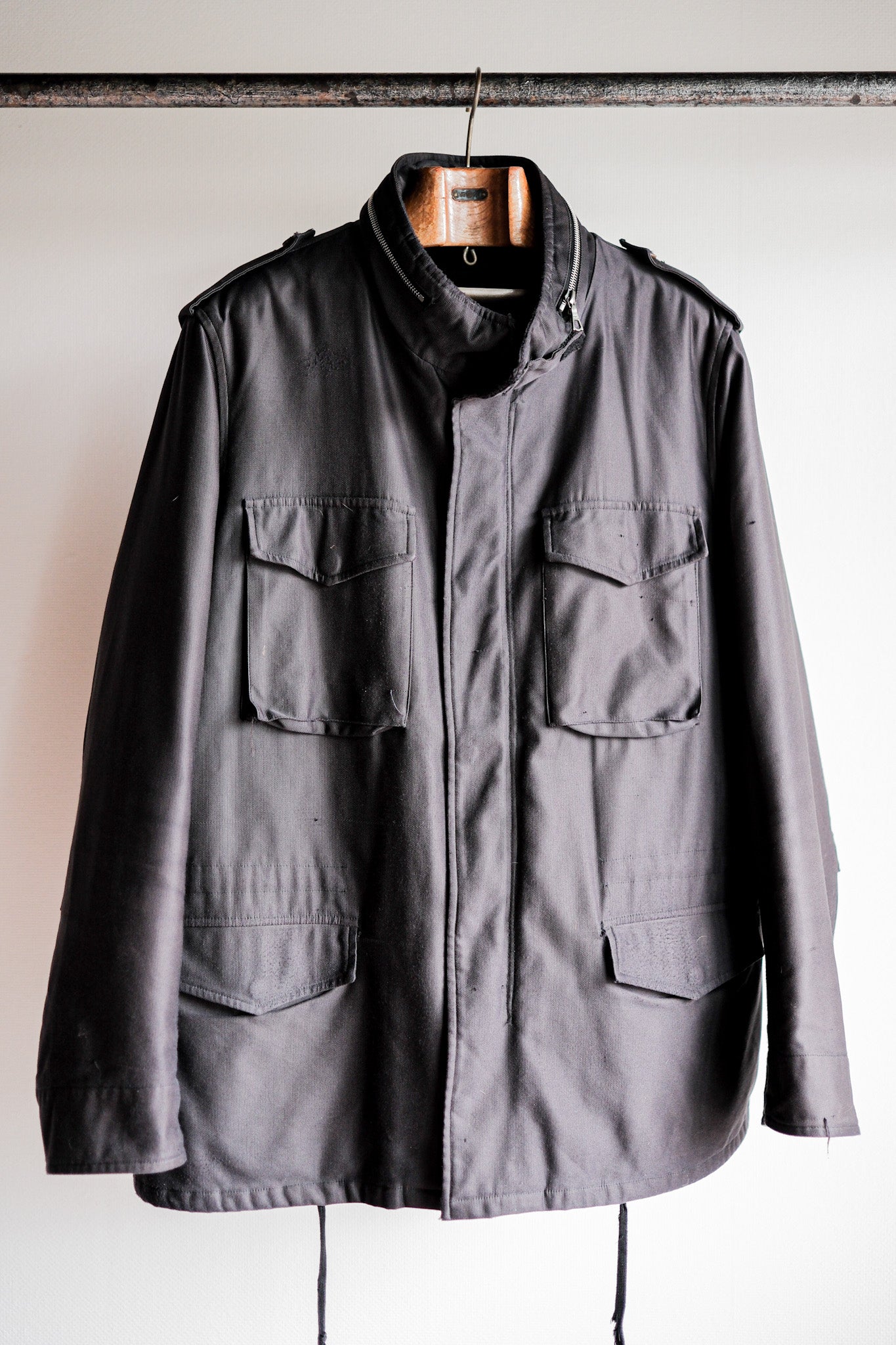 00's】Old DRIES VAN NOTEN M-65 Type Jacket With Liner