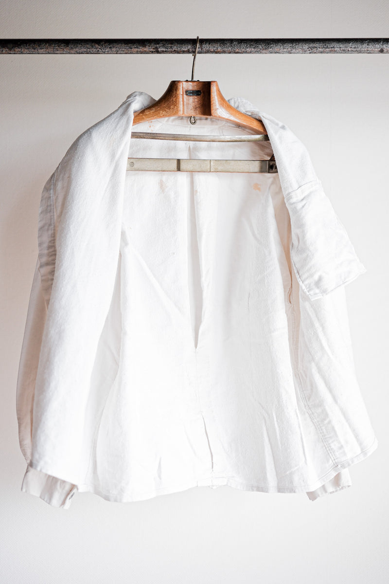 [~30's] เสื้อแจ็คเก็ต French Army Cotton Twill Burgeron