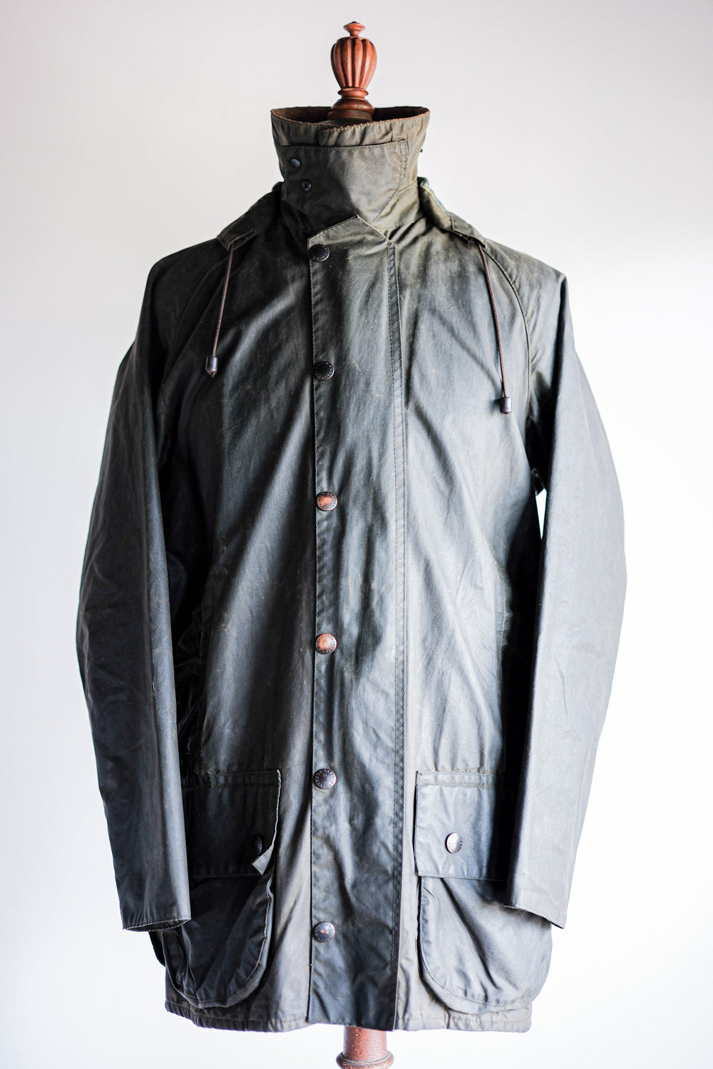 ［~80's］Vintage Barbour "BEAUFORT" With Hood 2 Crest Size.38
