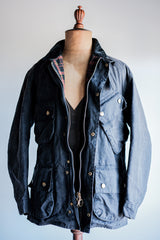【~90's】Vintage Barbour "BEACON JACKET" 3 Crest "Unusual Lining"