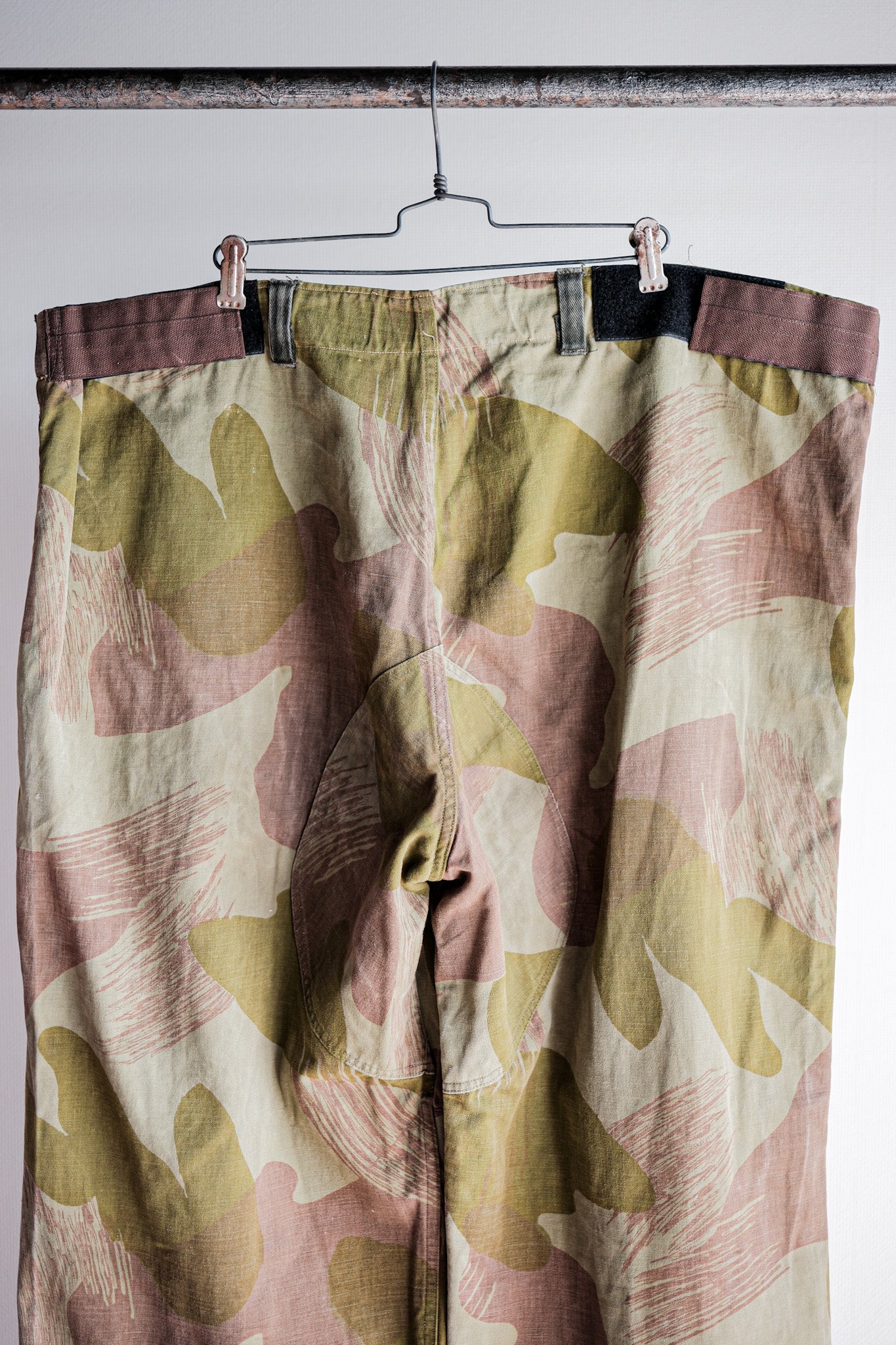 ［~50's］Belgium Army Brushstroke Camouflage Airborne Pants Size.6 "Remake" "Early Type"