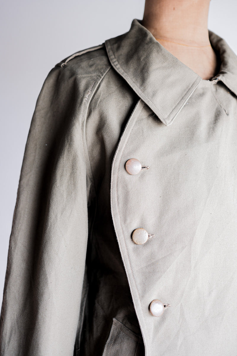 【~40's】French Army M38 Double Breasted Motorcycle Jacket Size.2 "1st Type" "Dead Stock"
