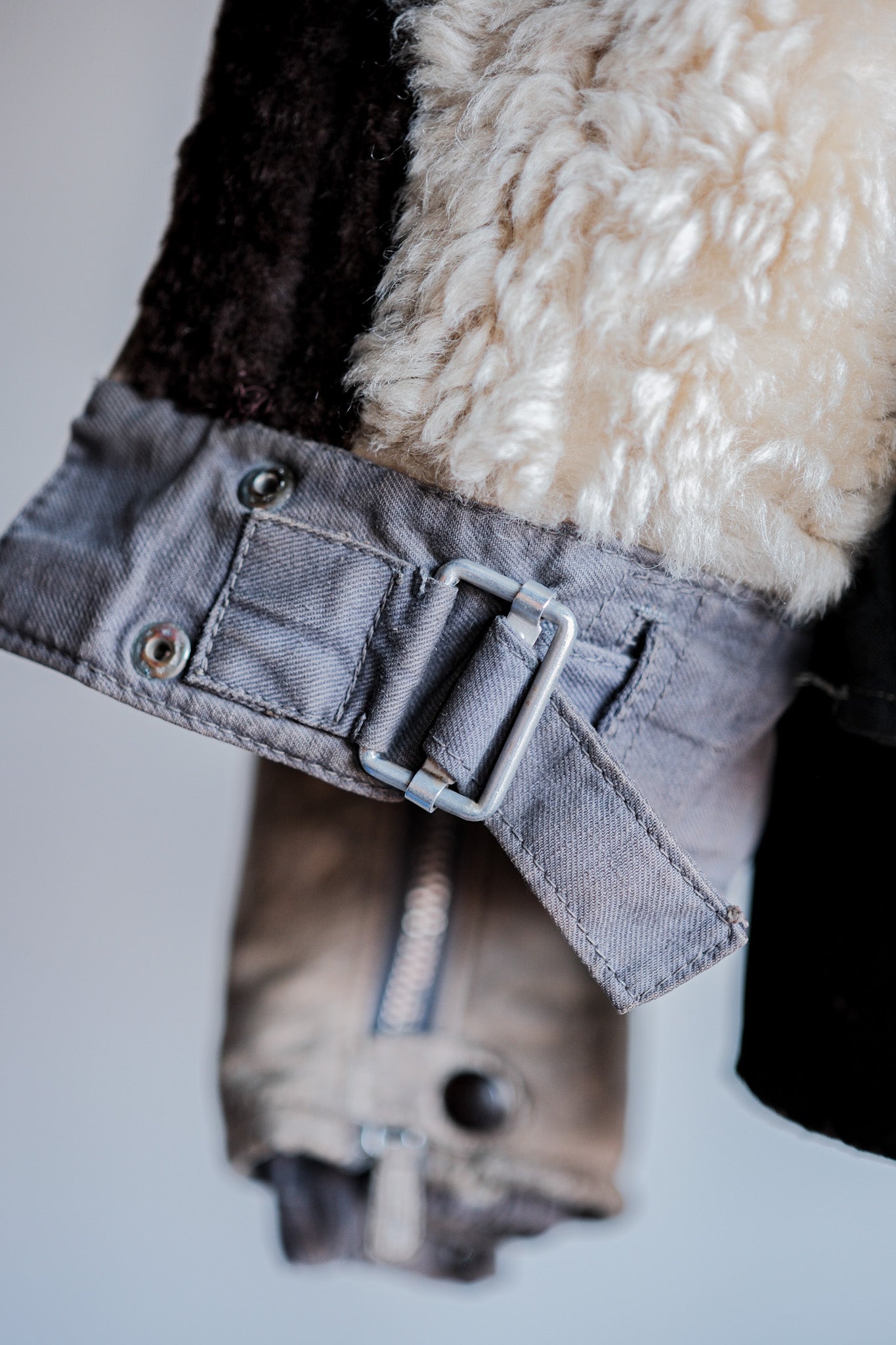 ［~40's］WWⅡ German Air Force Winter Sheepskin Flight Jacket "Luftwaffe" "Unusual Pocket"