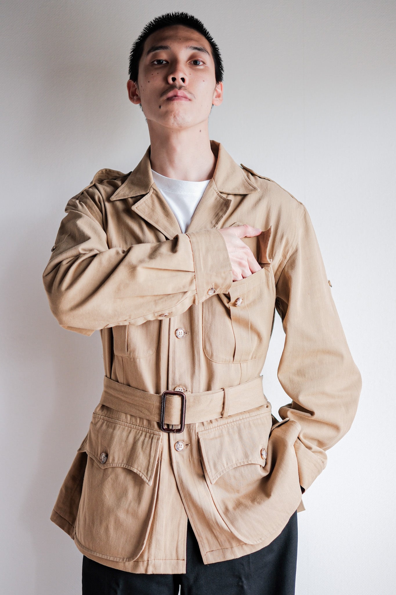 ［~80's］Willis&Geiger Australian Bush Jacket Size.38 "Made in U.S.A."