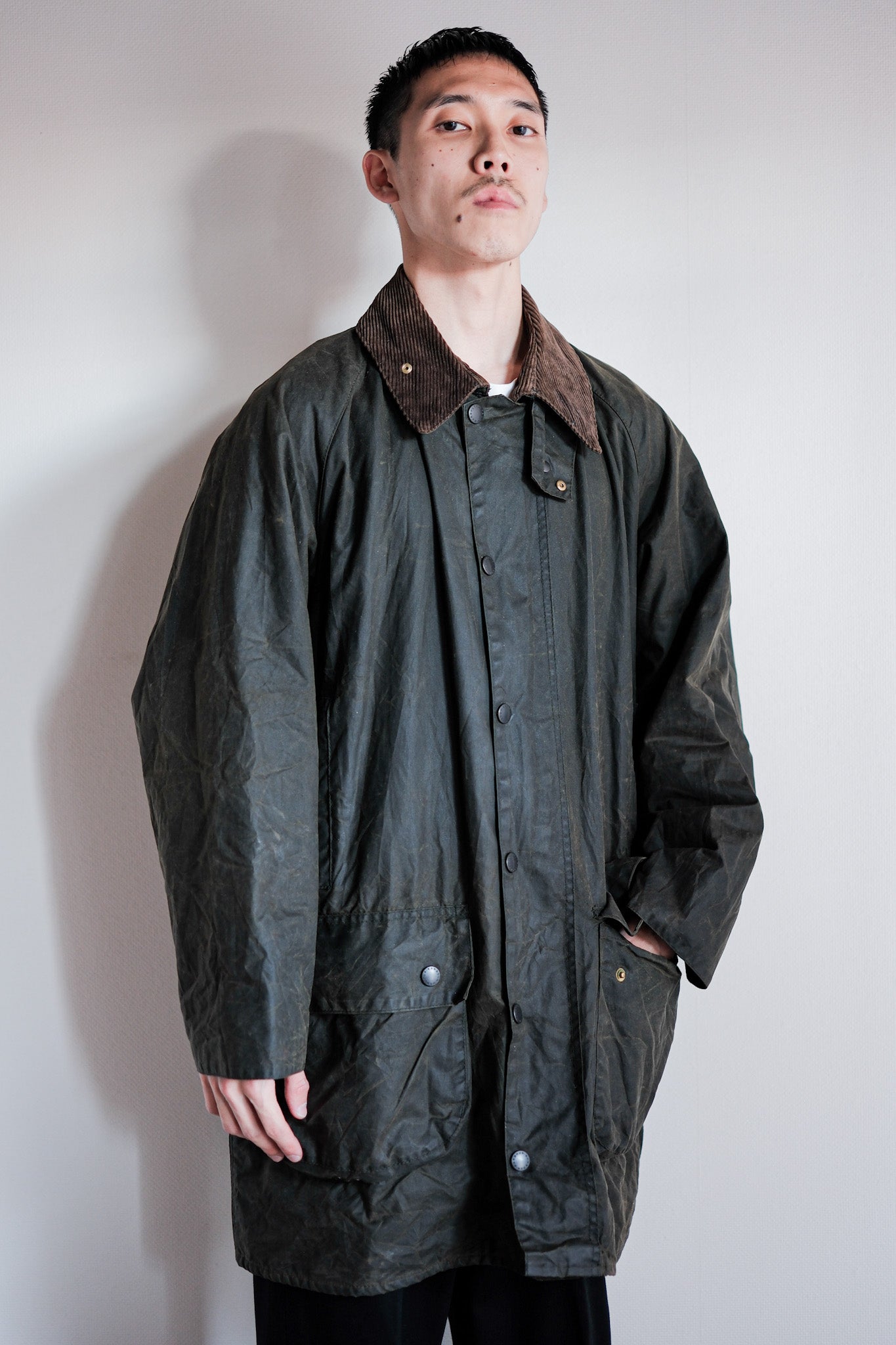 Buy Barbour® Green Border Wax Jacket from the Next UK online shop