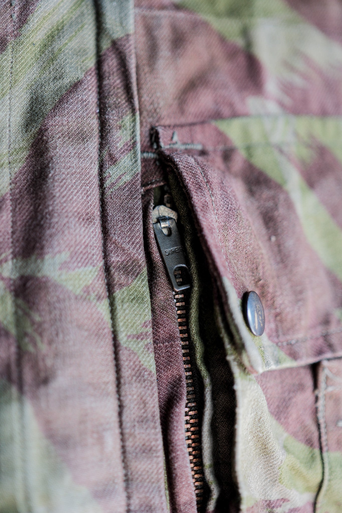 [~ 50's] Army Tap47 / 52 Veste paratrooper de camouflage de lézard