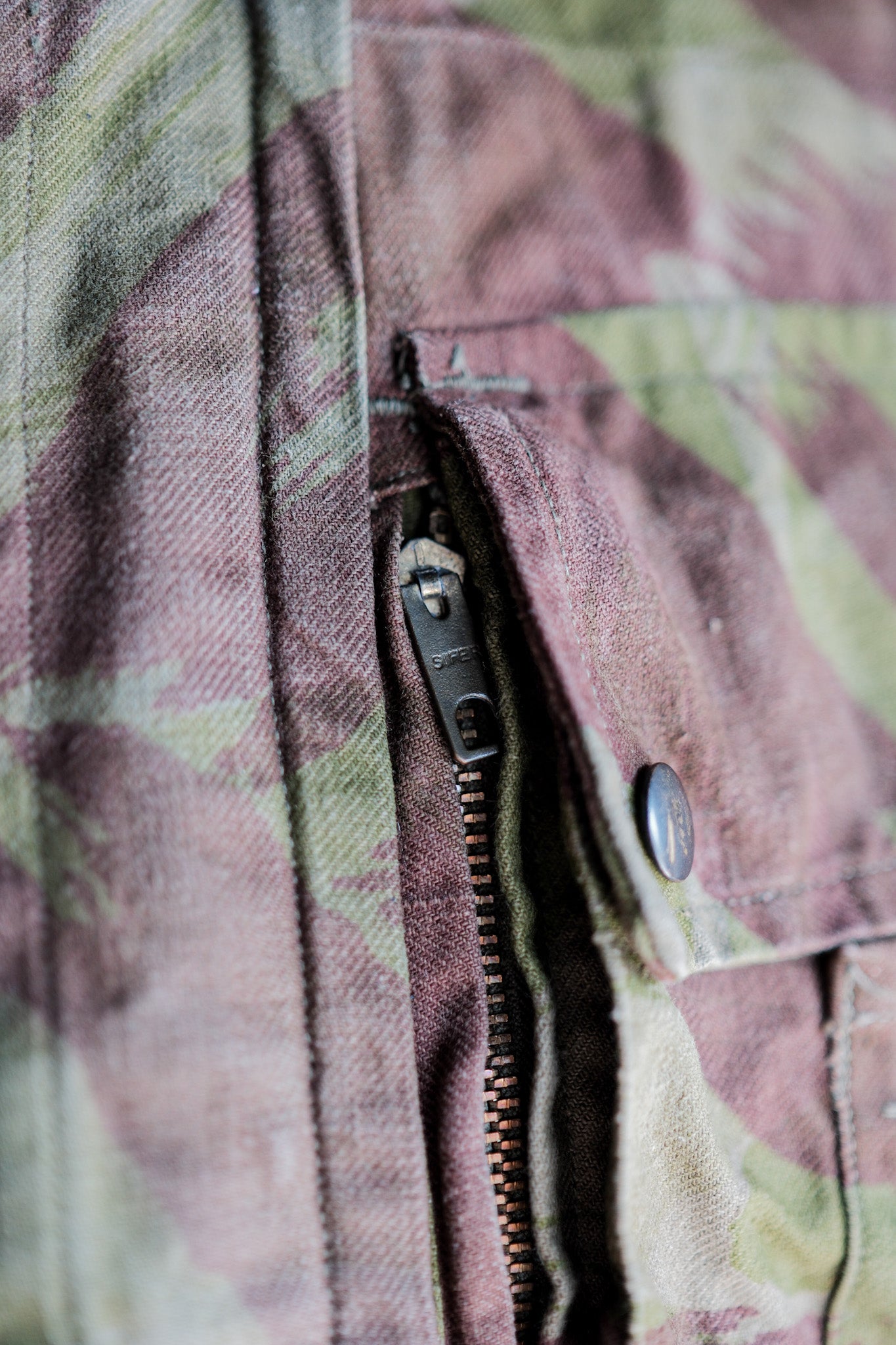 ［~50's］French Army TAP47/52 Lizard Camouflage Paratrooper Jacket