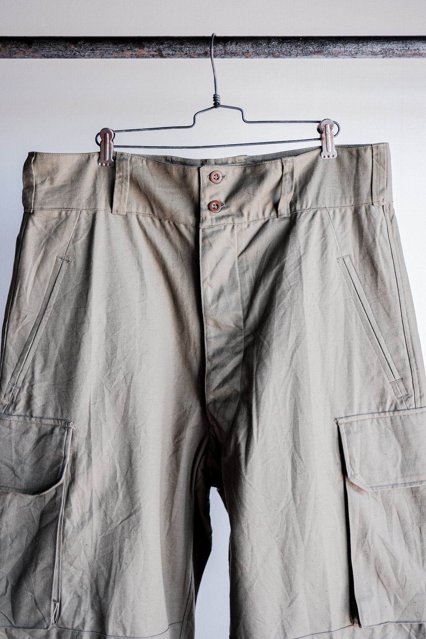 ［~50's］French Army M47 Field Trousers Size.35 "Dead Stock"