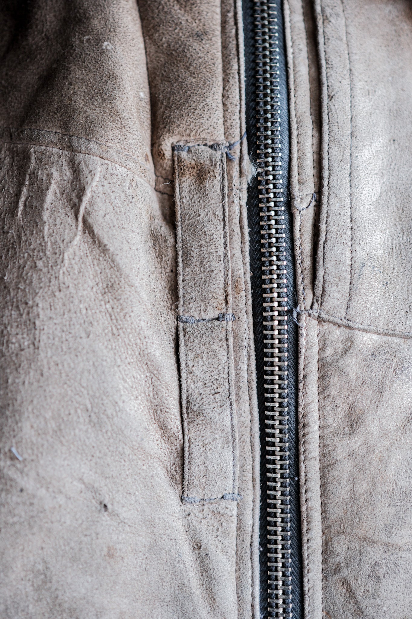 ［~40's］WWⅡ German Air Force Winter Sheepskin Flight Jacket "Luftwaffe" "Unusual Pocket"