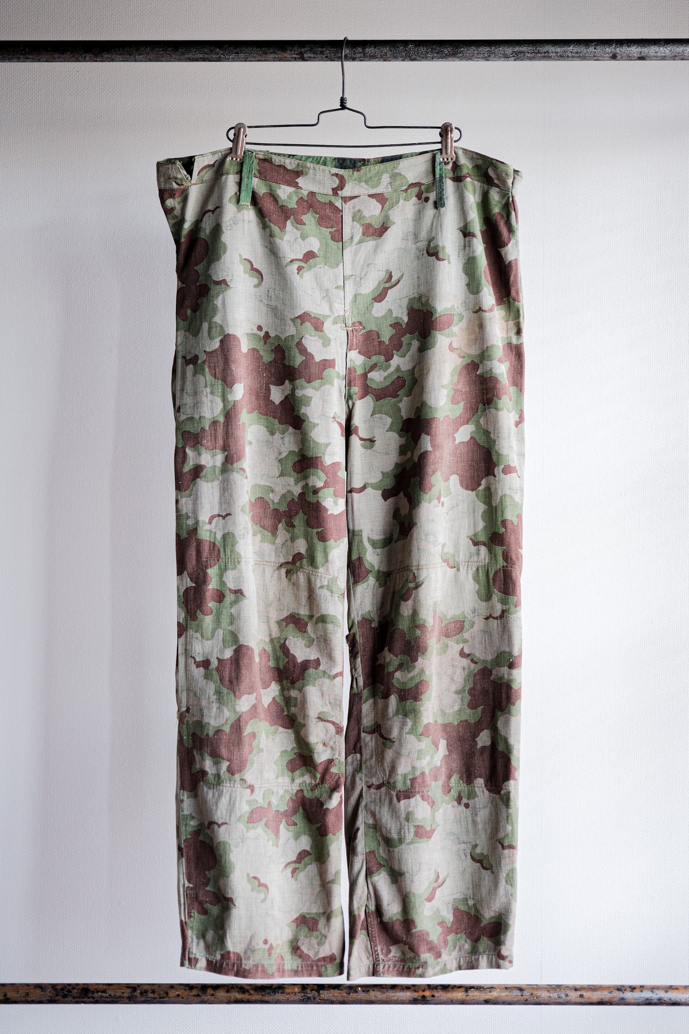 【~50's】Czechoslovakian Army Clouds Camouflage Reversible Trousers "Modified"