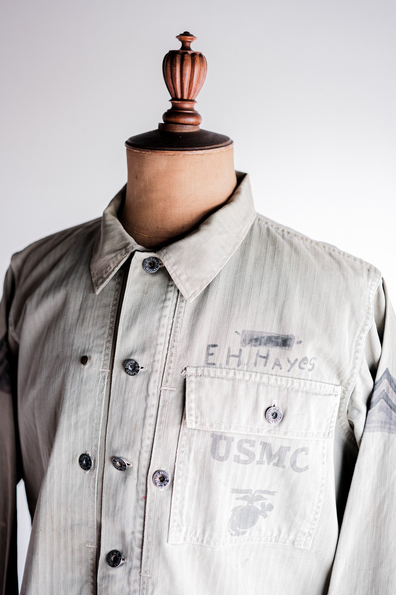 [〜40年代]wwⅱumedm.c p-44 HBT公用事業夾克“手繪”