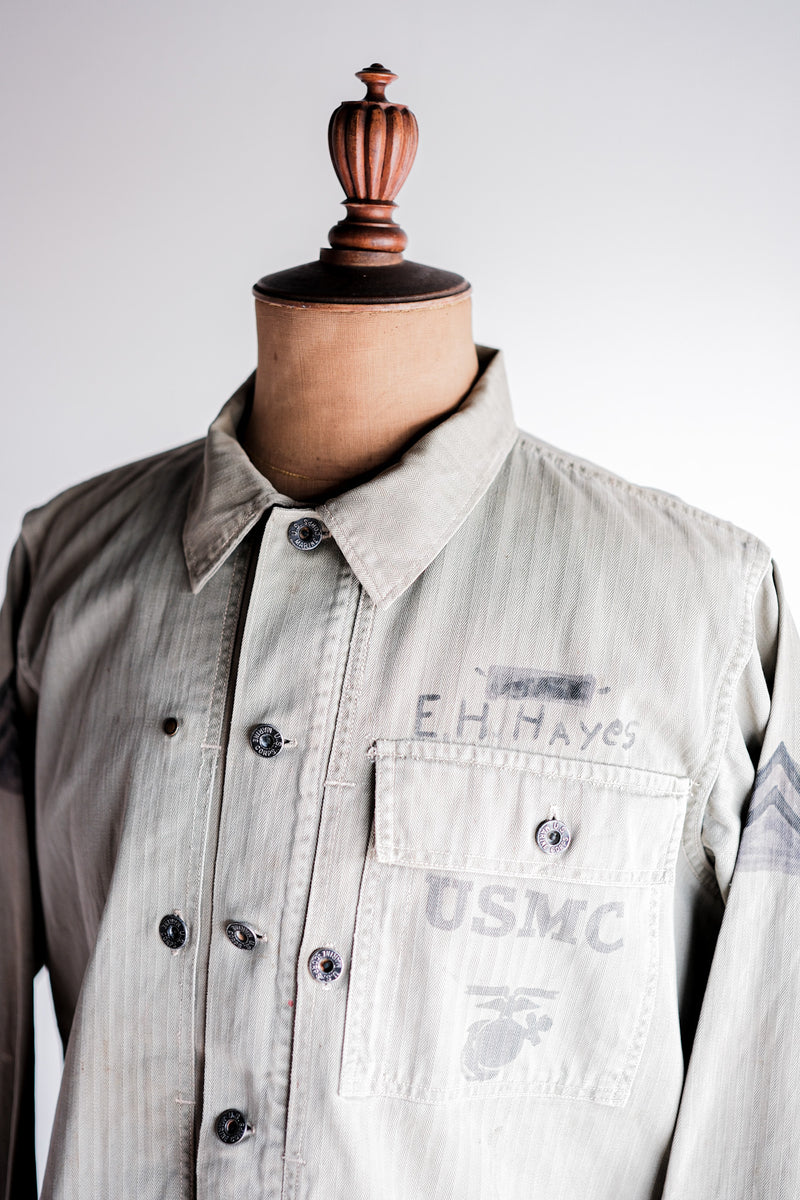 [~ 40's] WWⅱS.C P-44 HBT Jacket "Paint Hand Paint"