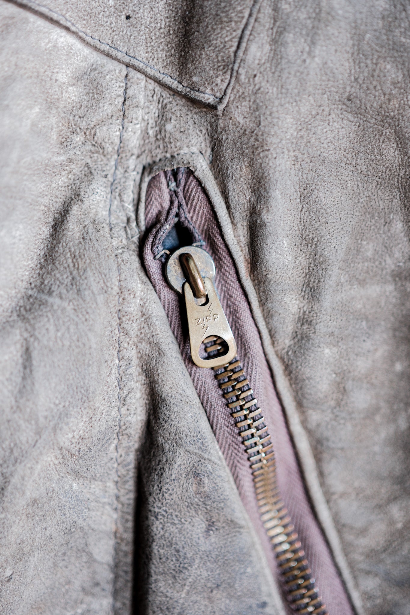 ［~40's］WWⅡ German Air Force Winter Sheepskin Flight Jacket "Luftwaffe" "Unusual Pocket"