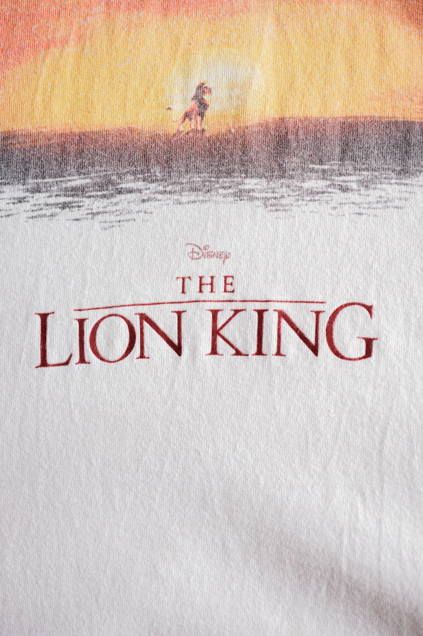 【~00's】Vintage Disney Print T-shirt Size.L "The Lion King"
