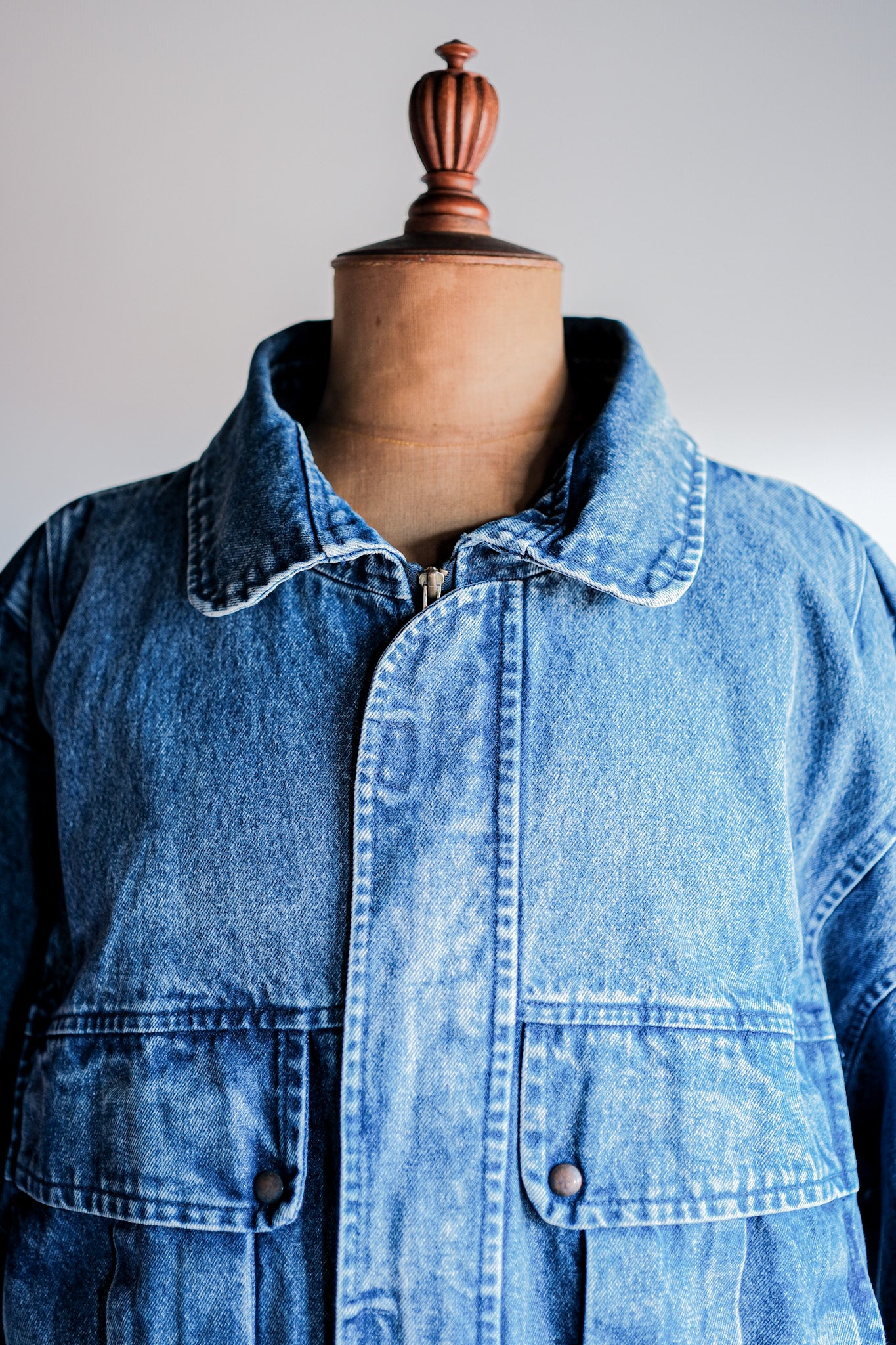 80's】Italian Vintage Denim Jacket