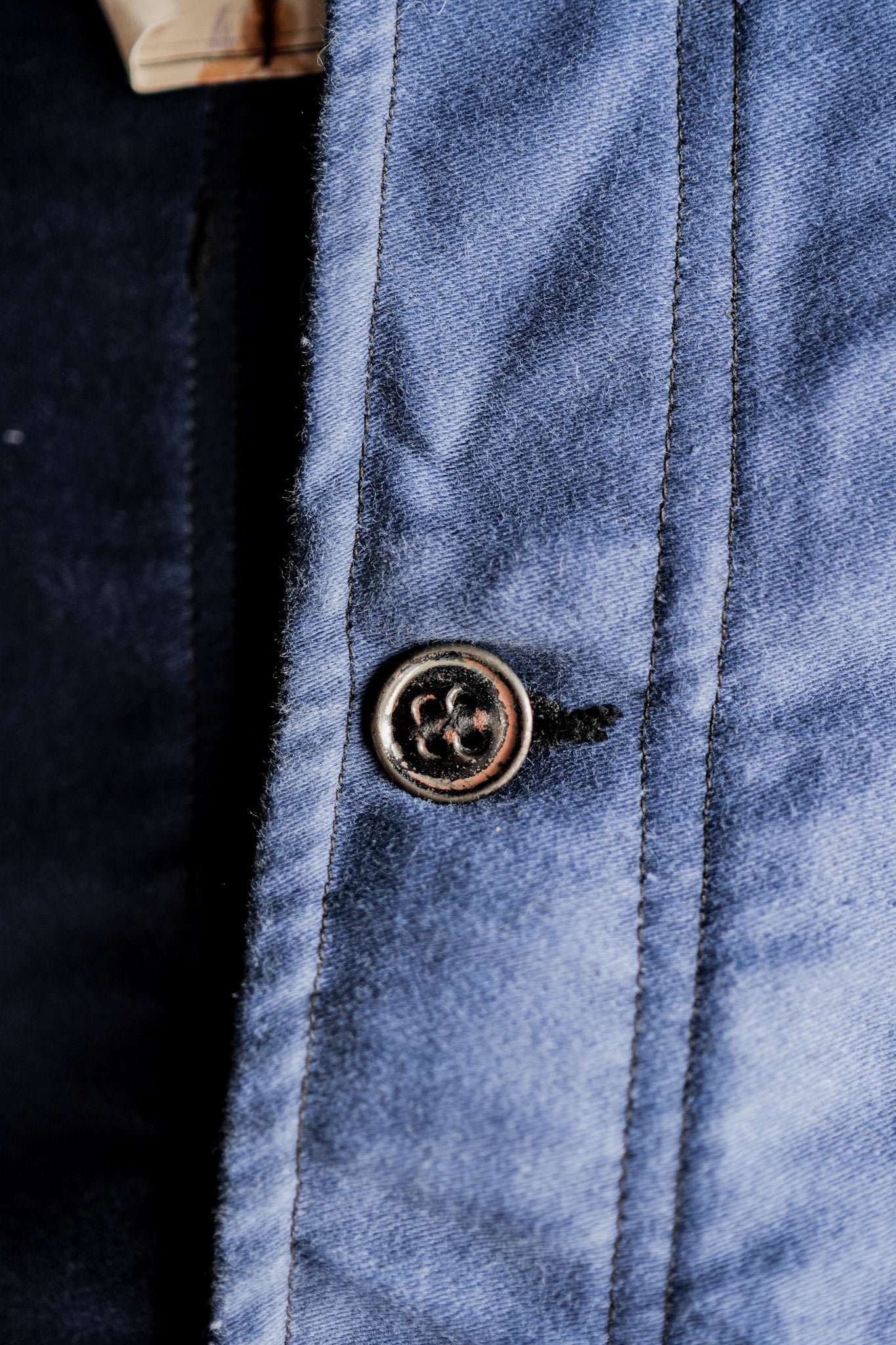 雰囲気抜群 大きめサイズ ブルーモールスキン ジャケット BLACK&BLUE MOLESKIN!! - STRAY SHEEP YURAKUCHO BLOG