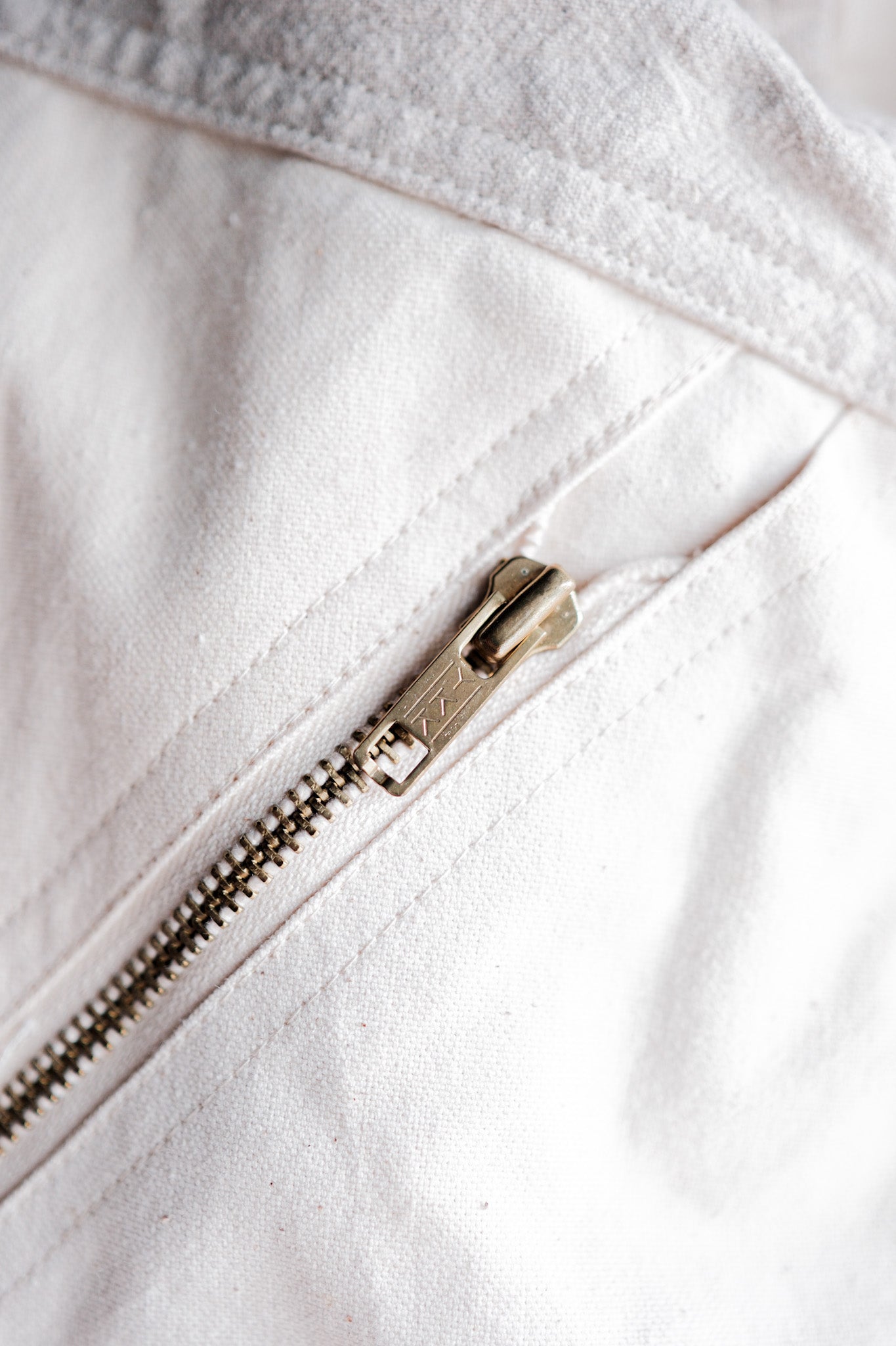 ［~70's］French Vintage Multi Pocket Cotton Jacket