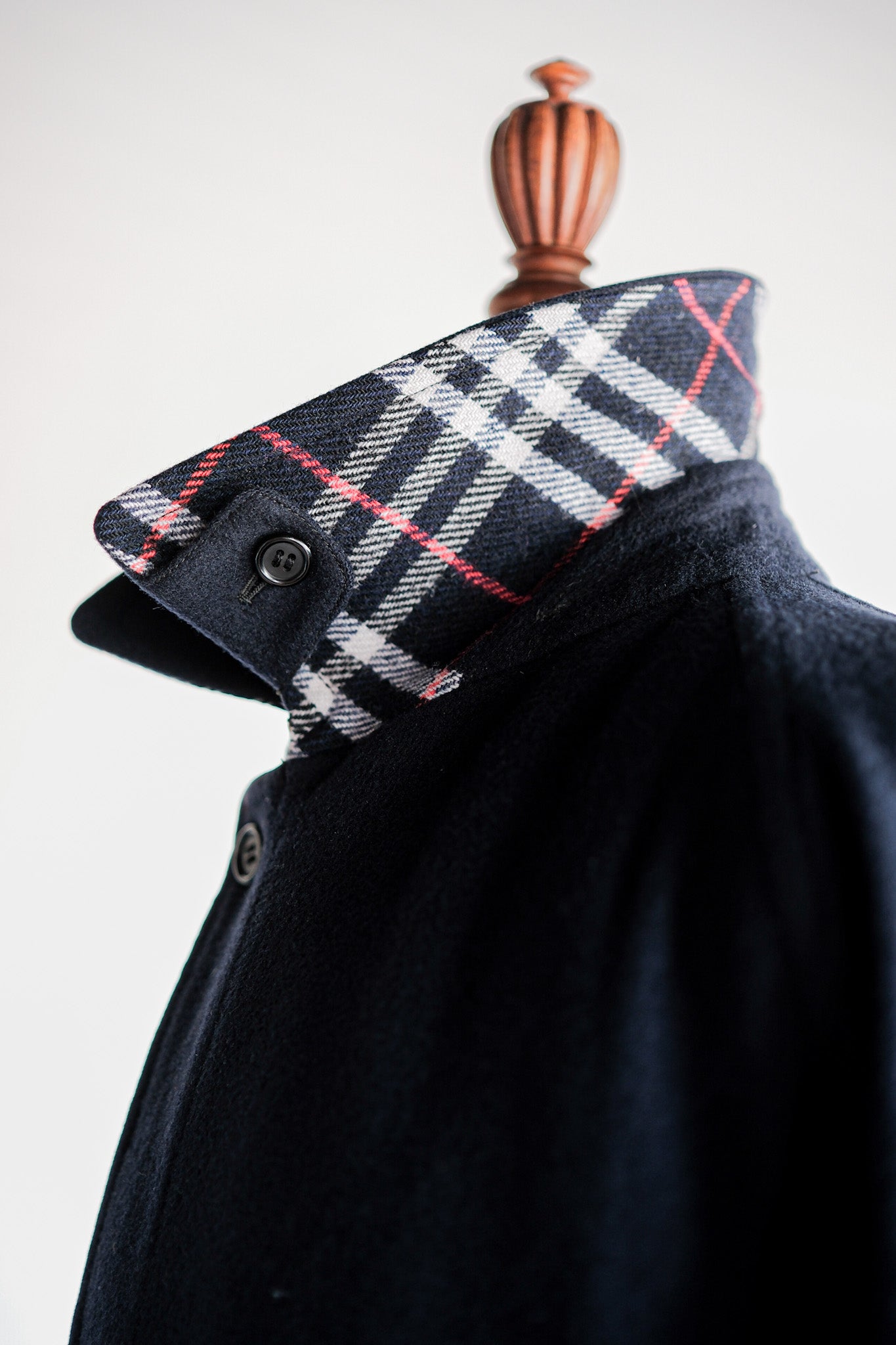 [~ 80's] Vintage Burberrys Single Raglen Wool & Alpaca Balmacaan Belted Coat with chan Strap Size "Hespen Mode-Sport Bremen.