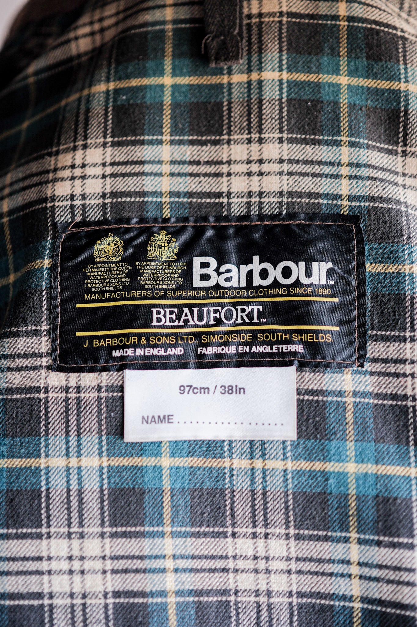 [~ 80's] Vintage Barbour "Beaufort" with Hood 2 Crest Size.38