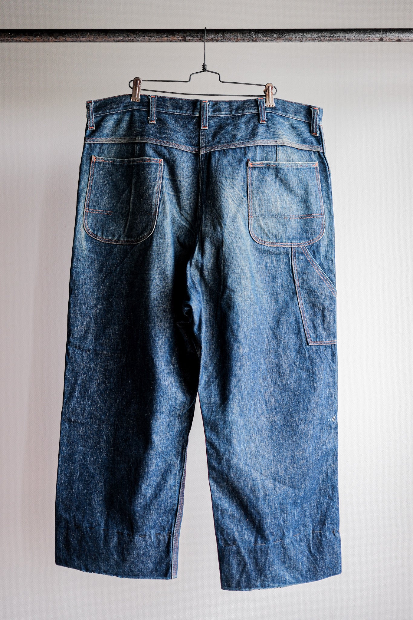 50's】American Vintage Denim Painter Pants 