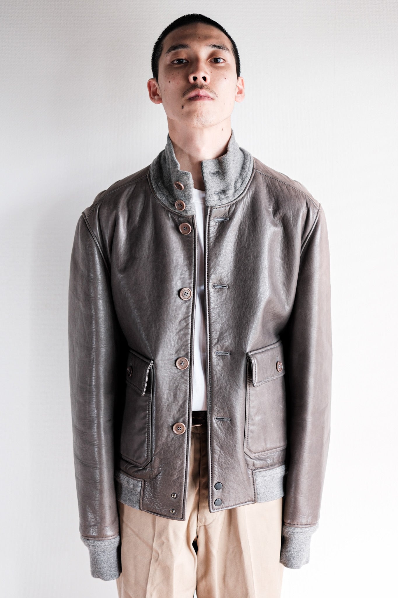 ［08AW］Old C.P.Company Leather Jacket Size.50