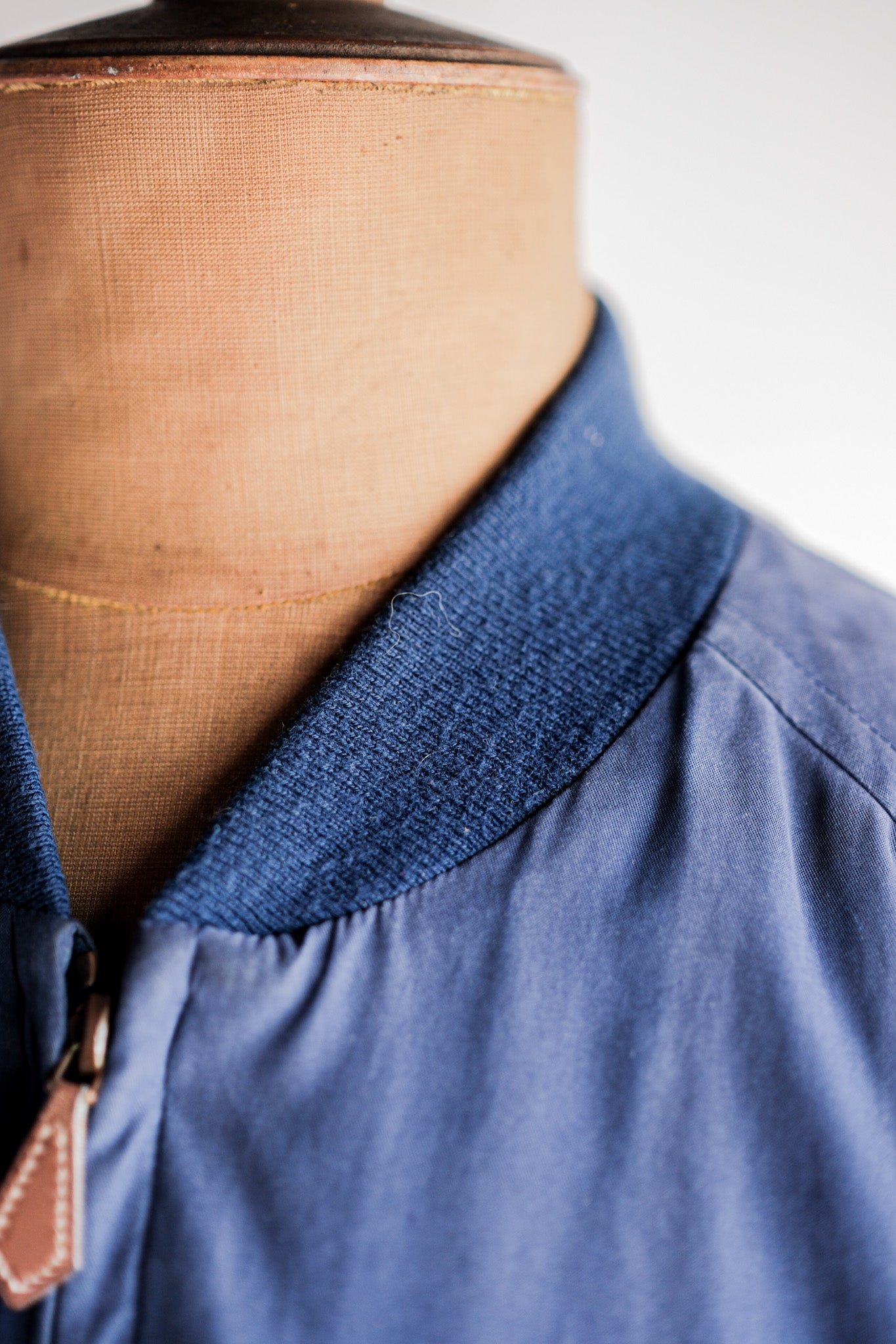 【~80's】Old Hermès Paris Zip Up Blouson Size.54