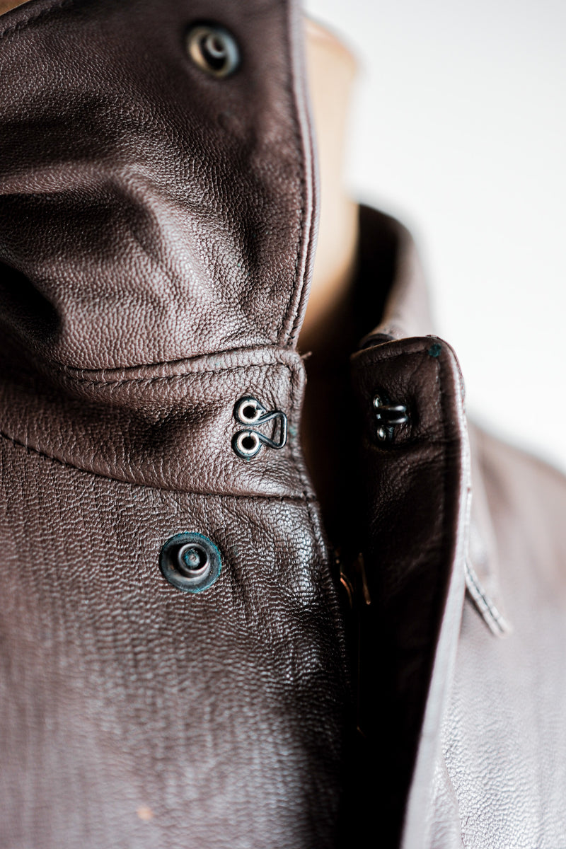 [~ 80's] Willis & Geiger A-2 Type Leather Jacket Size.44 "Made in US.A"