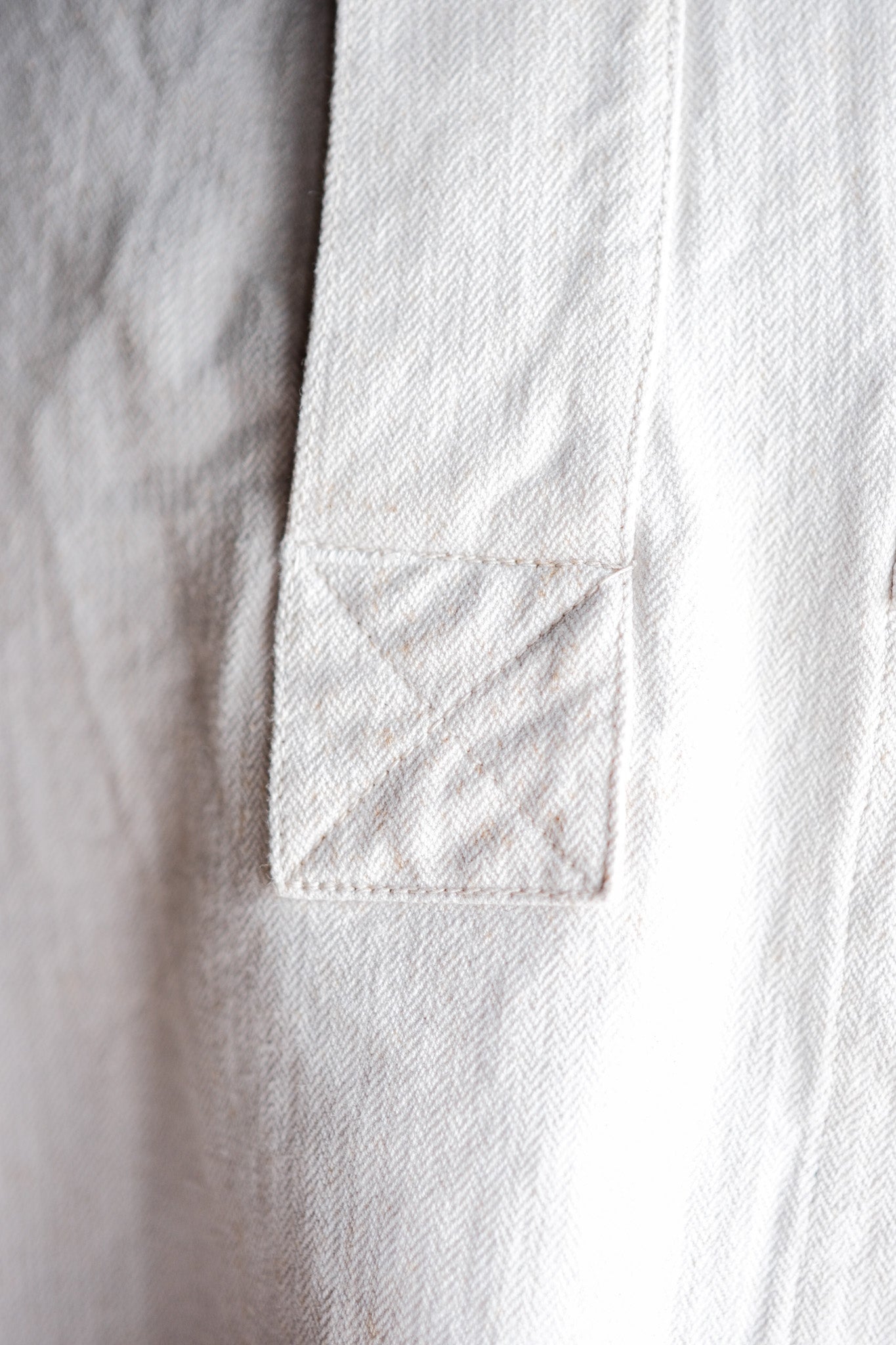【~40's】German Navy Drillich HBT Linen Smock "Kriegsmarine"