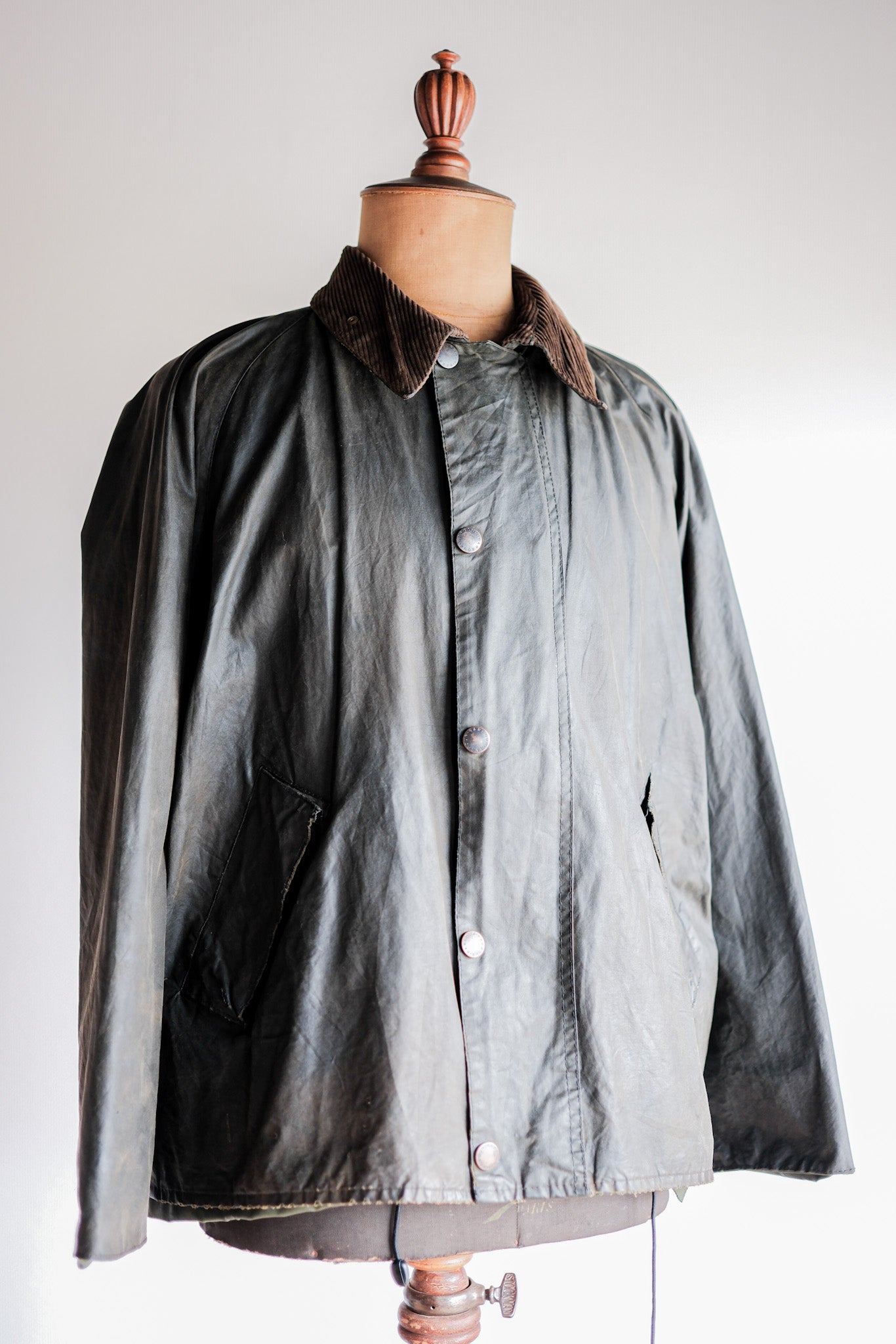 [~ 00's] Vintage Barbour "Bearieu Jacket" 3 Crest Size.42