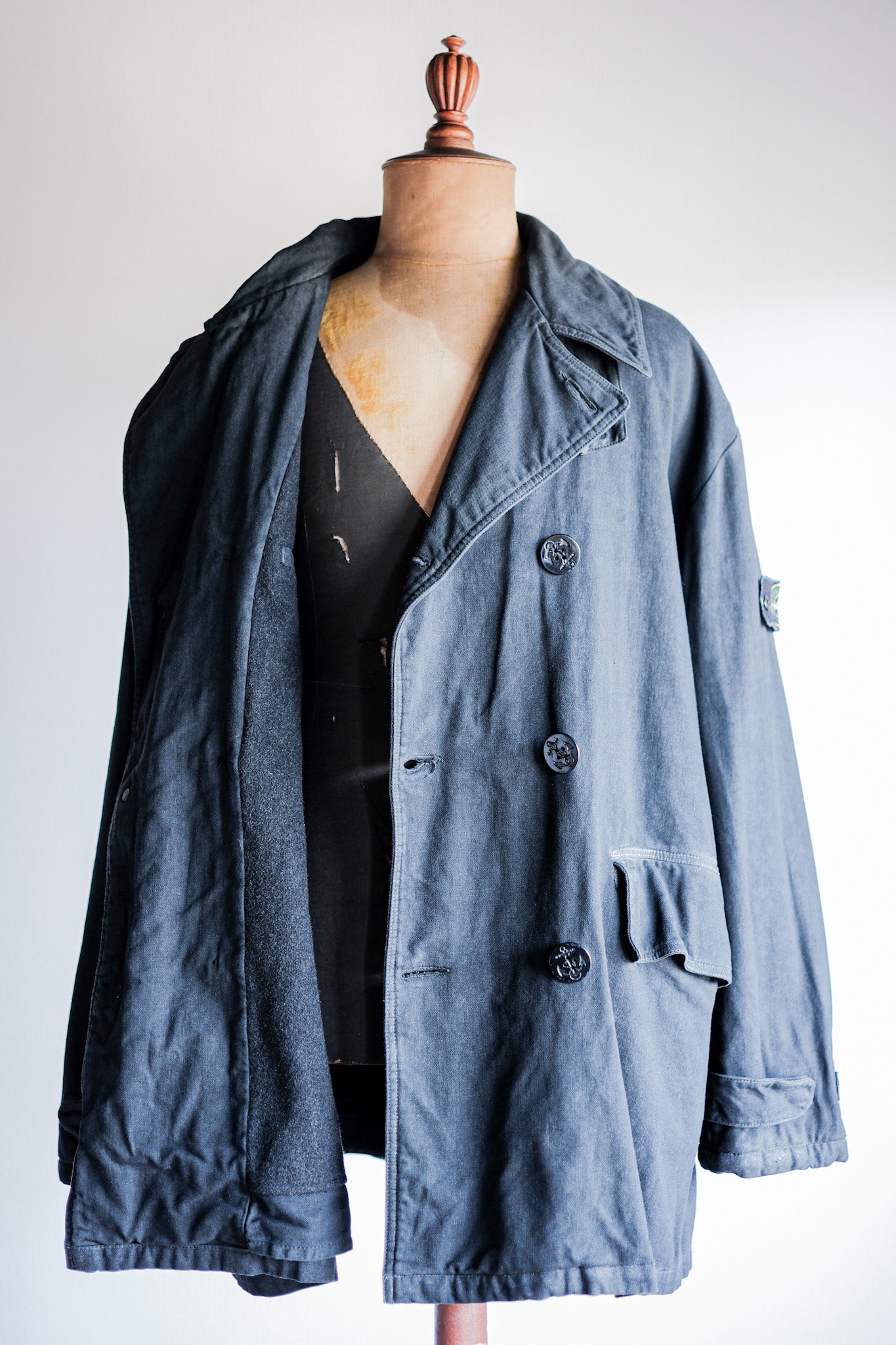 ［~90’s］Old STONE ISLAND Double Breasted Jacket Size.XXL “Marina Archive”