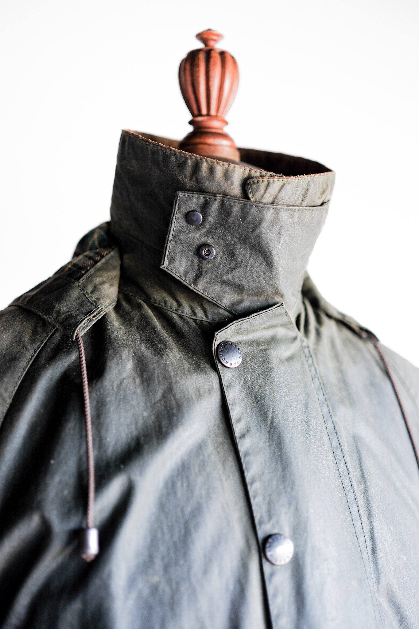 ［~80's］Vintage Barbour "BEAUFORT" With Hood 2 Crest Size.38