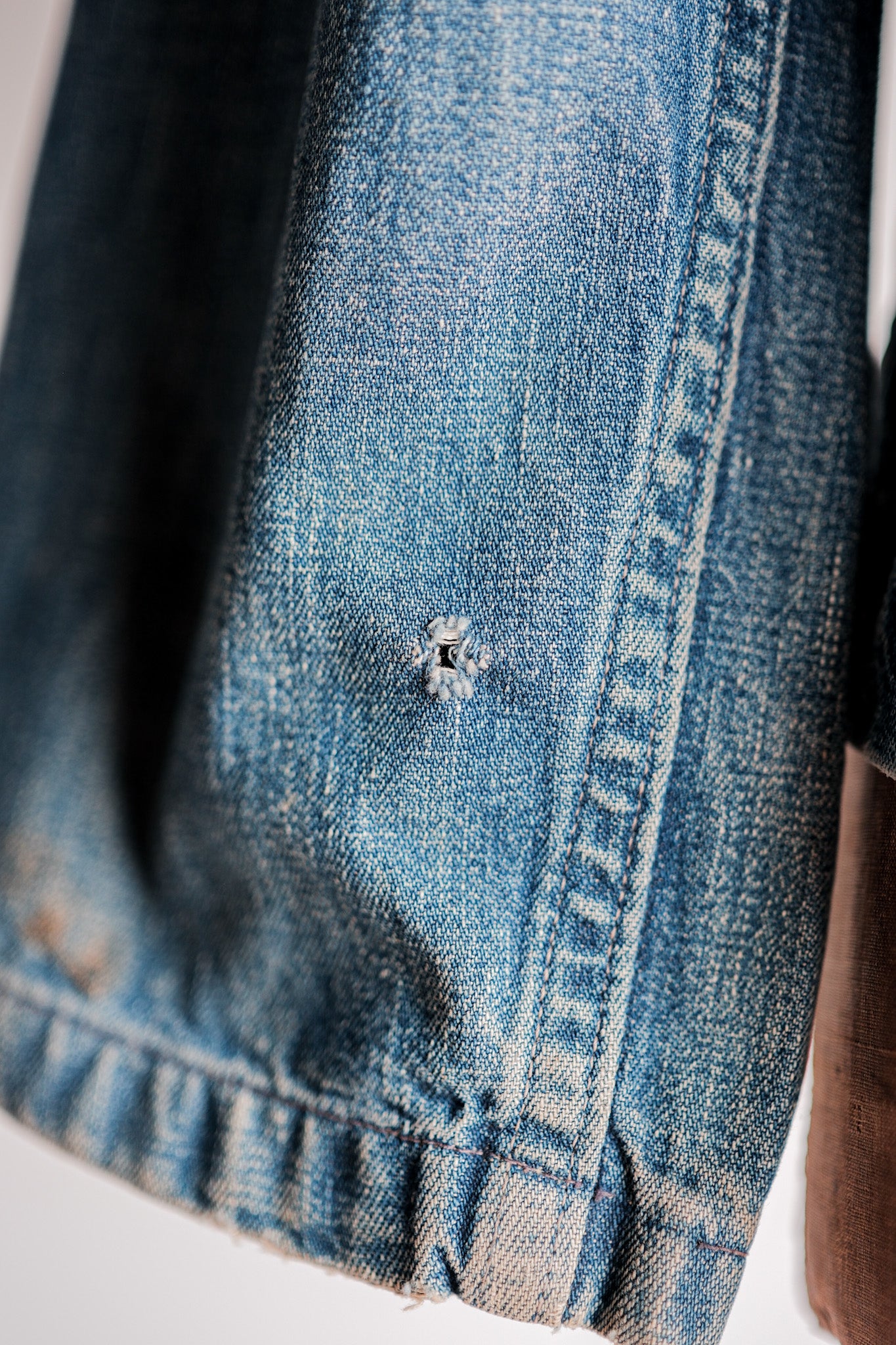 ［~40’s］WWⅡ U.S.NAVY Shawl Collar Denim Coverall
