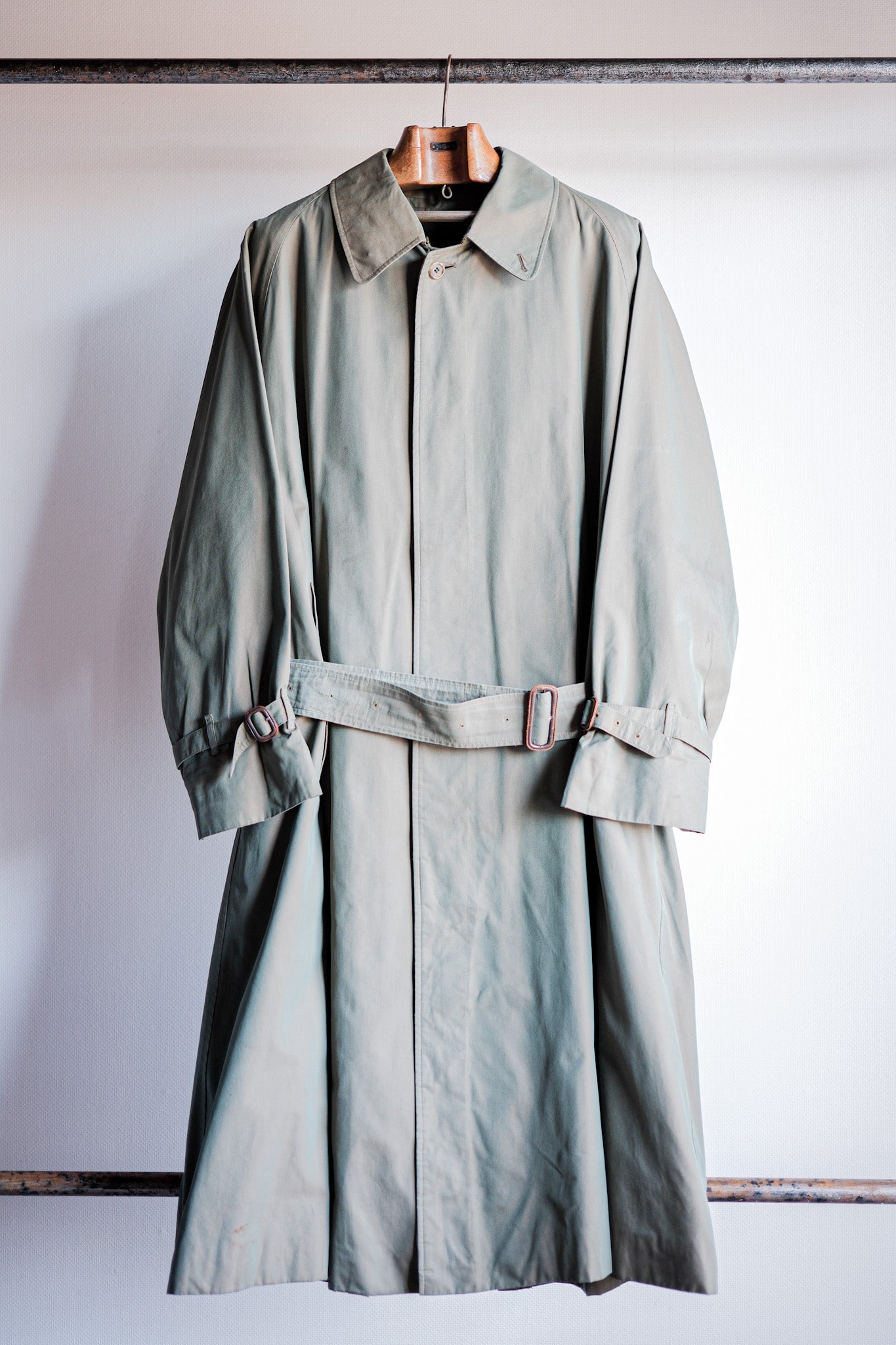 ［~70's］Vintage Burberrys Single Raglan Rider Coat C100 With Liner Size.52RL "TAMAMUSHI"