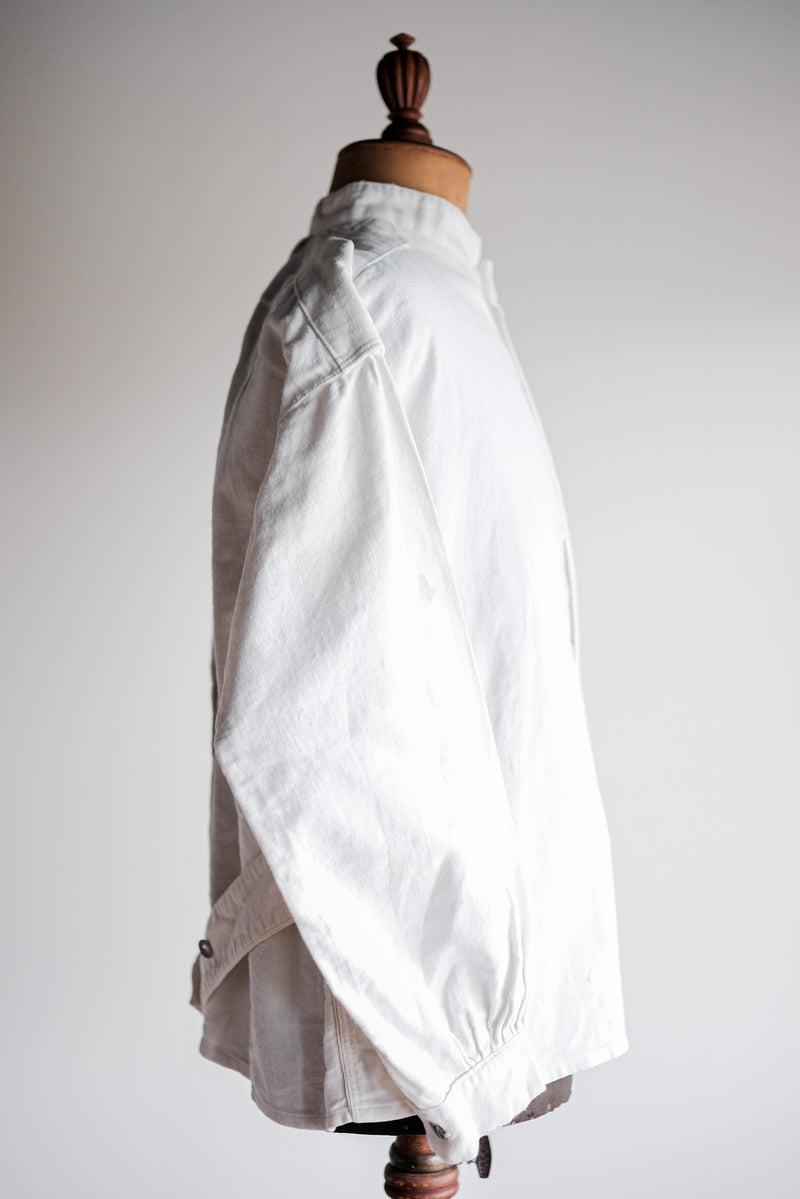 [~30's] เสื้อแจ็คเก็ต French Army Cotton Twill Burgeron