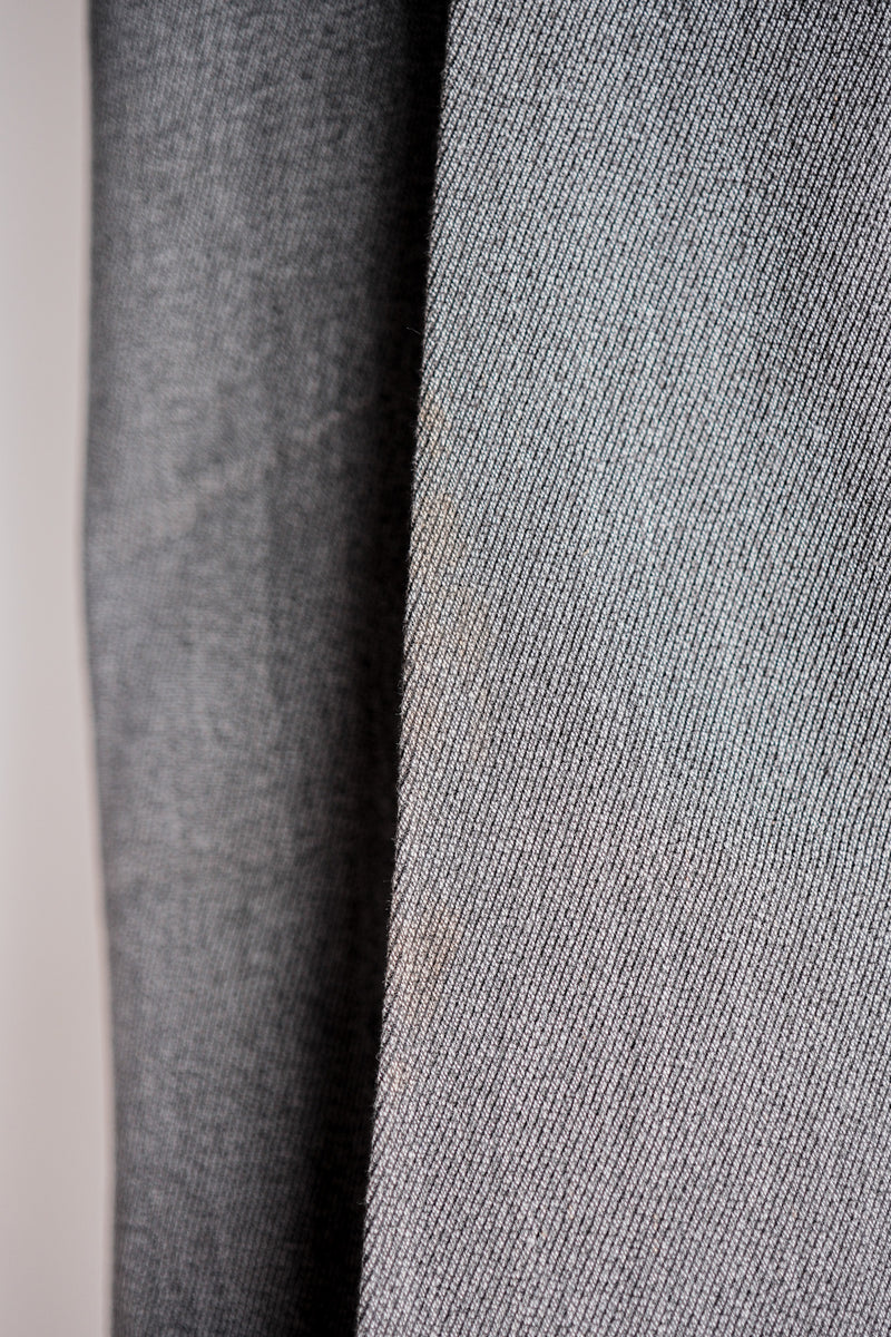 【~30's】French Vintage Salt & Pepper Cotton Twill Work Pants "Dead Stock"