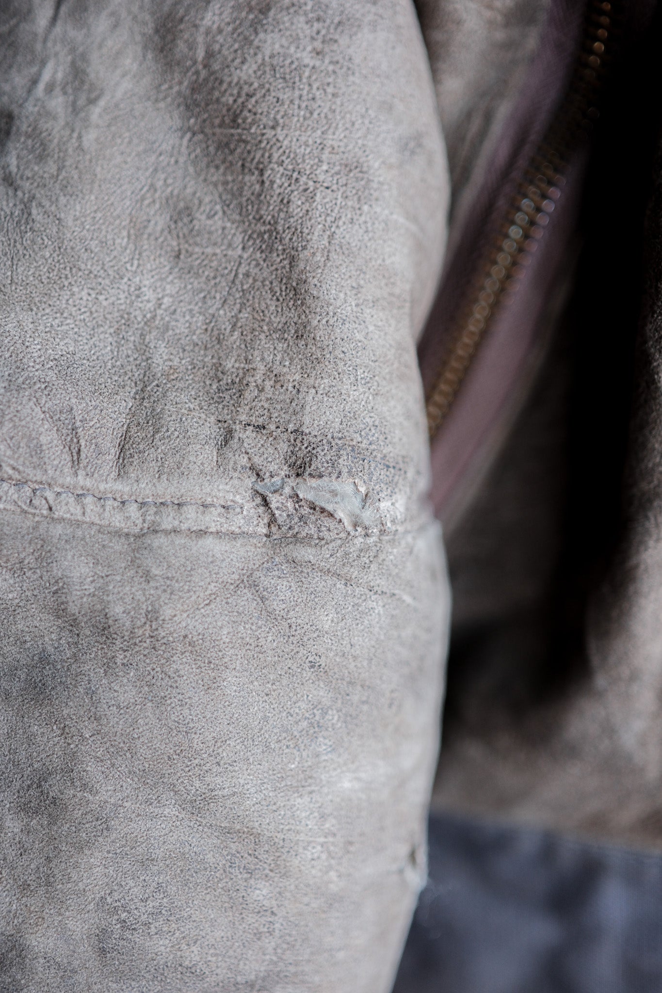 ［~40's］WWⅡ German Air Force Winter Sheepskin Flight Jacket "Luftwaffe" "Unusual Pocket"