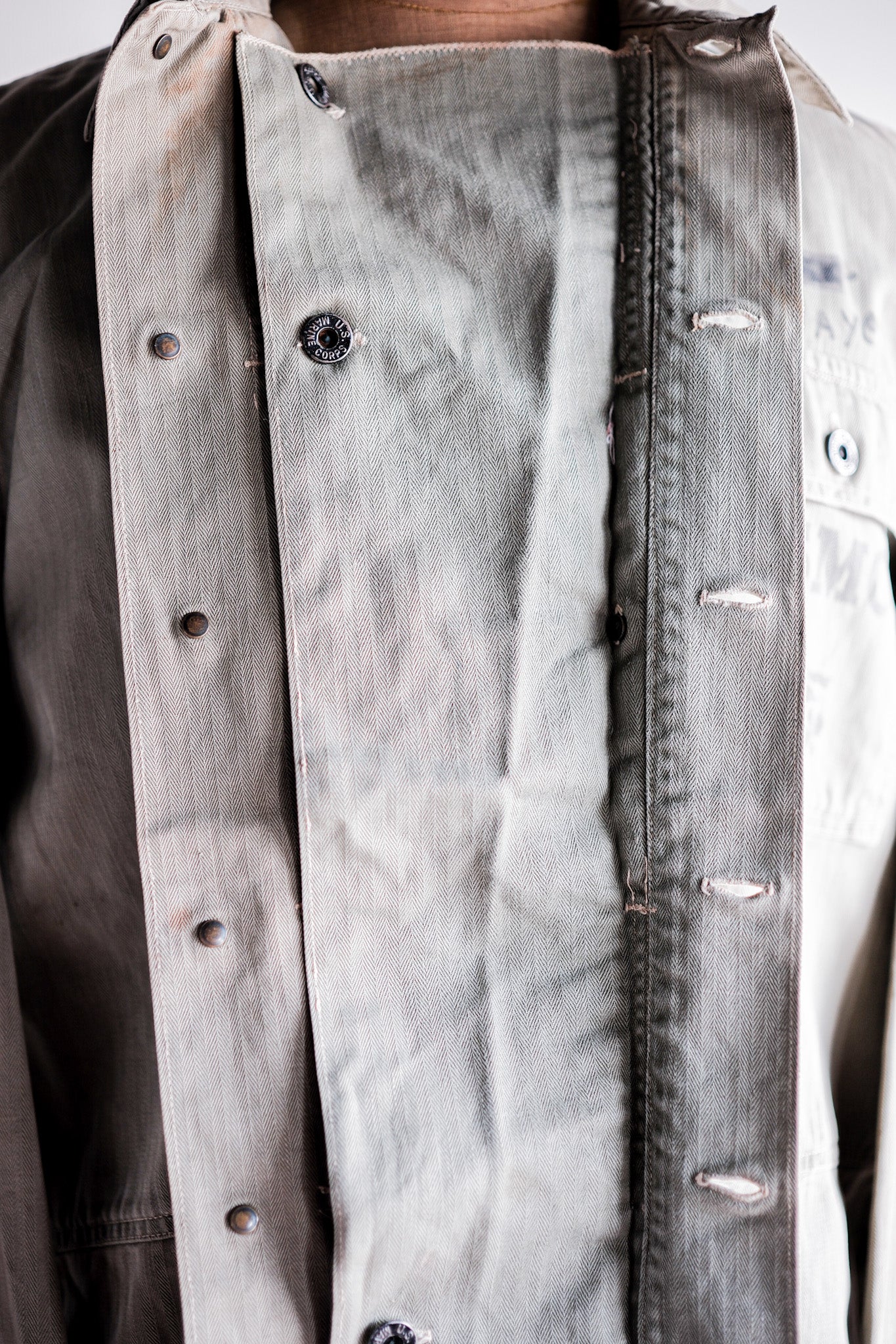 ［~40's］WWⅡ U.S.M.C P-44 HBT Utility Jacket "Hand Paint"