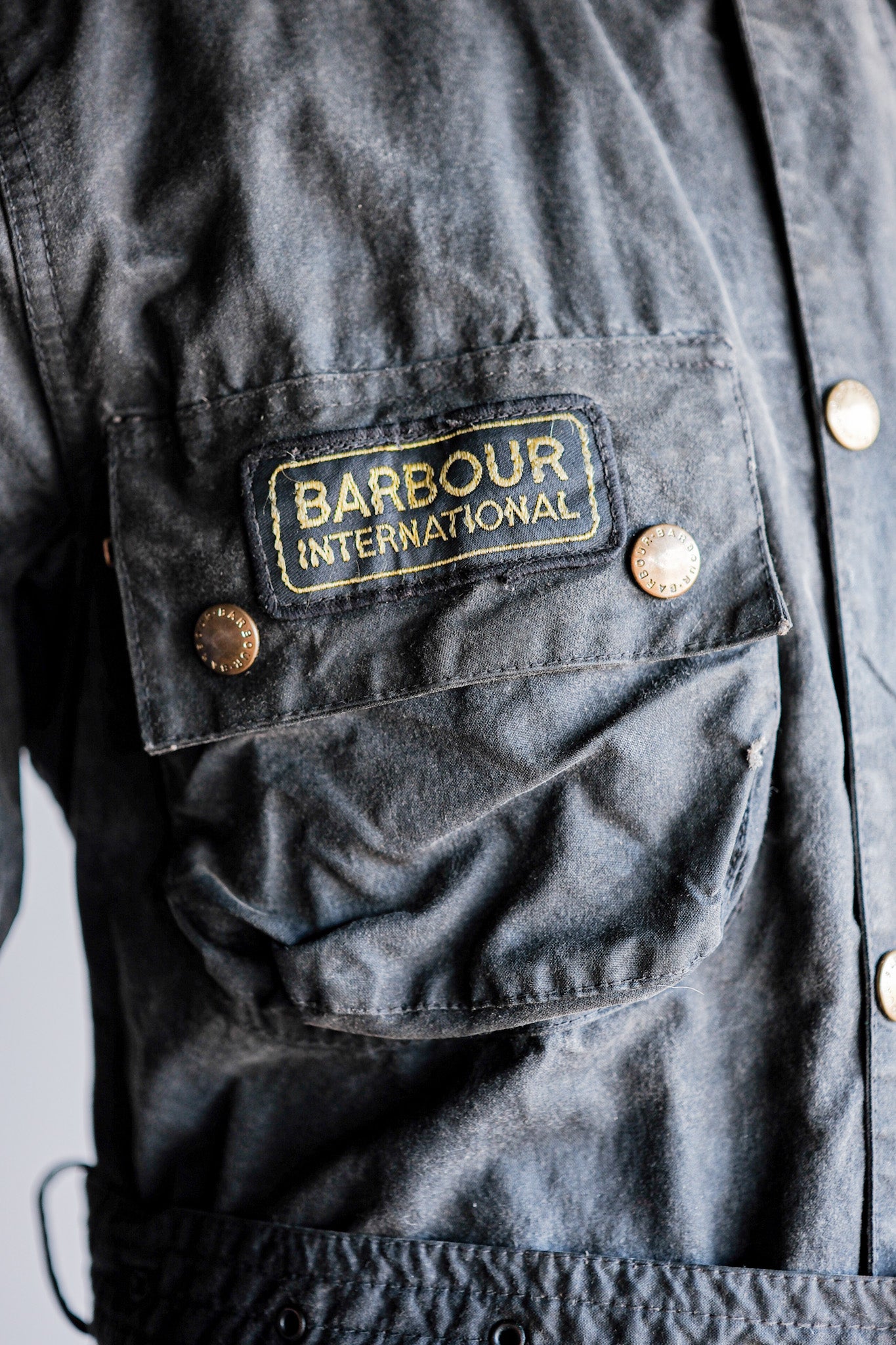 [~ 80's] Vintage Barbour "International Suit" 2 Crest Size.38