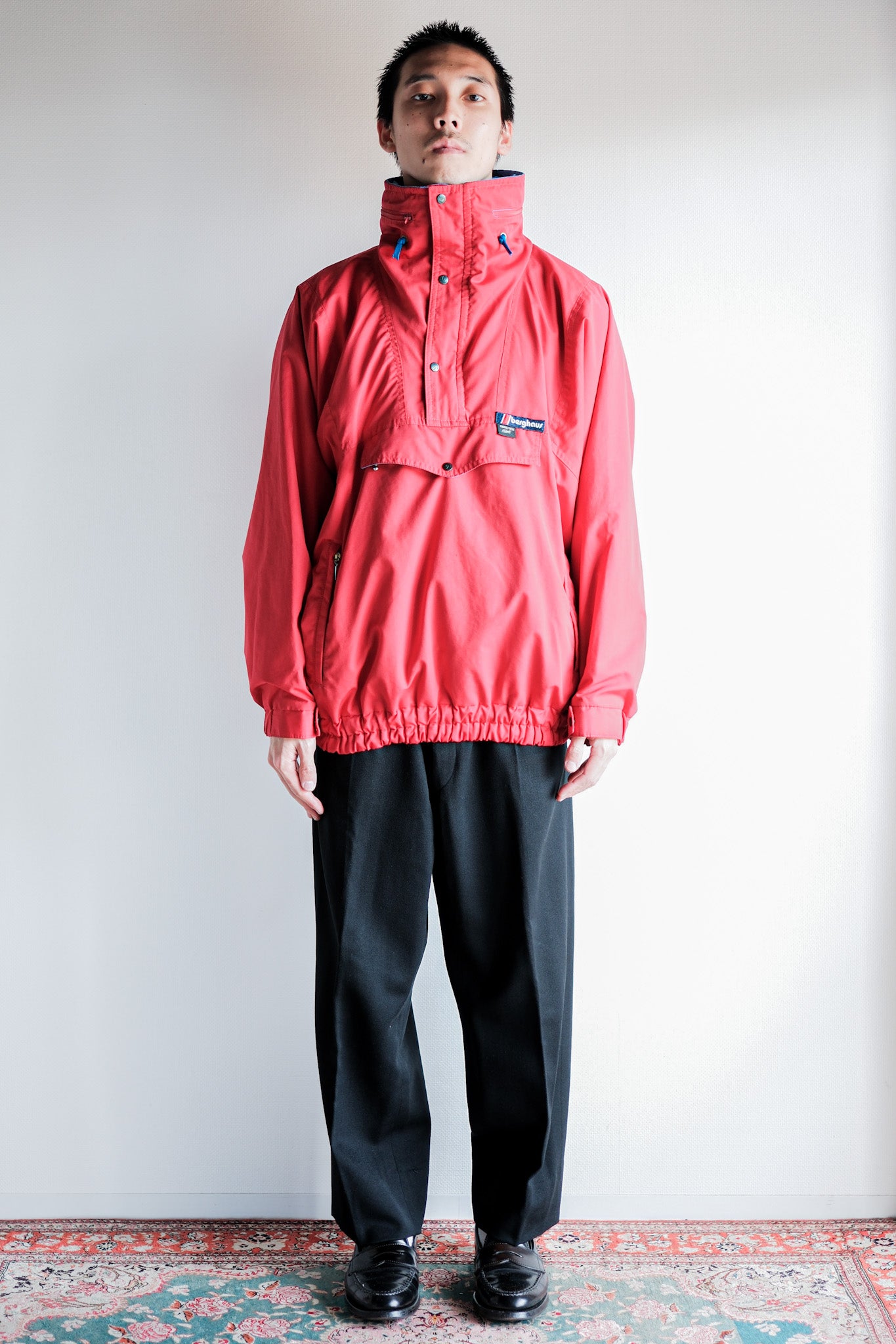 リアム着用 Vintage 1990s BERGHAUS MERU oasisカラーレッド×ネイビー