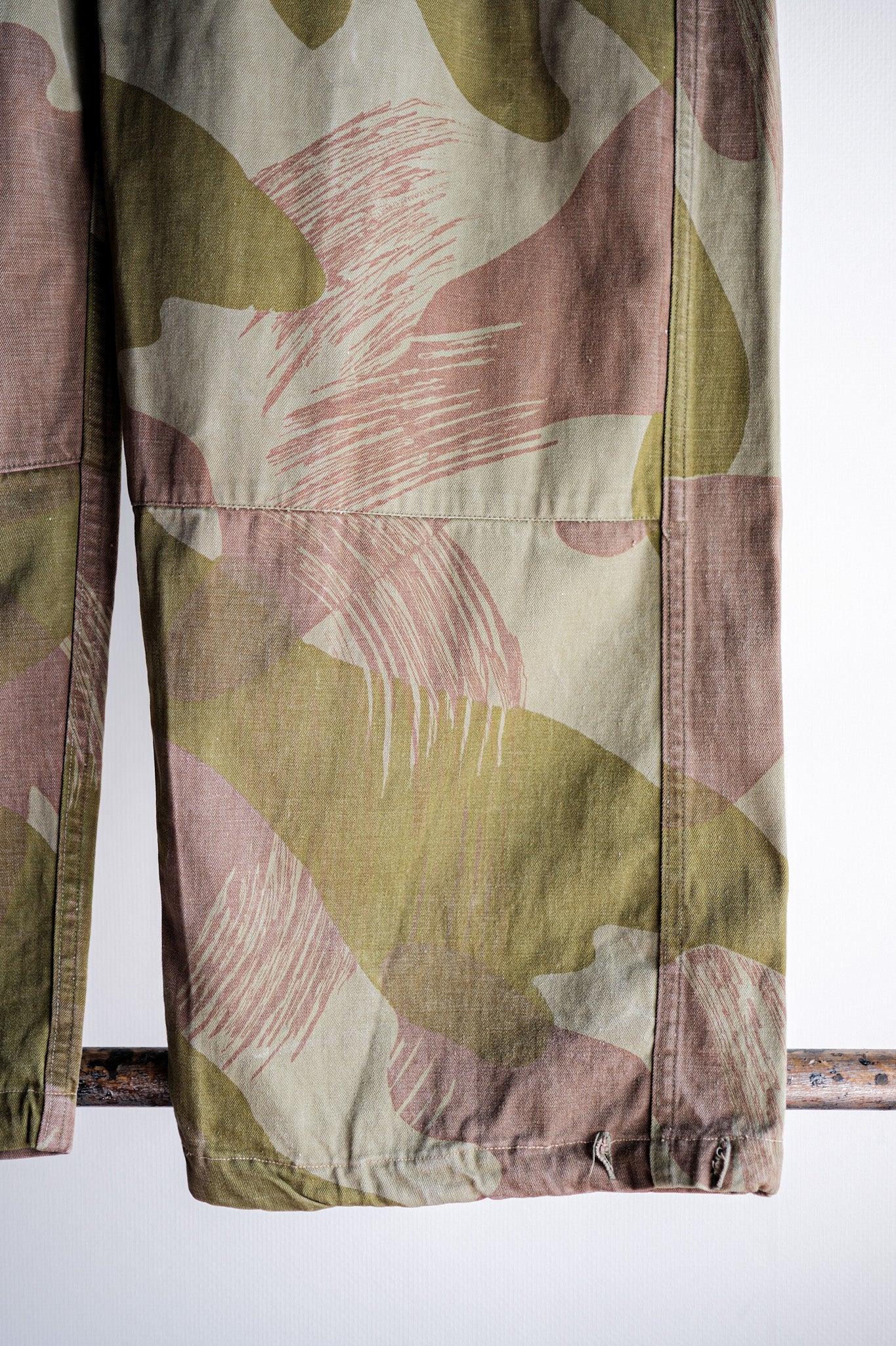［~50's］Belgium Army Brushstroke Camouflage Airborne Pants Size.6 "Remake" "Early Type"