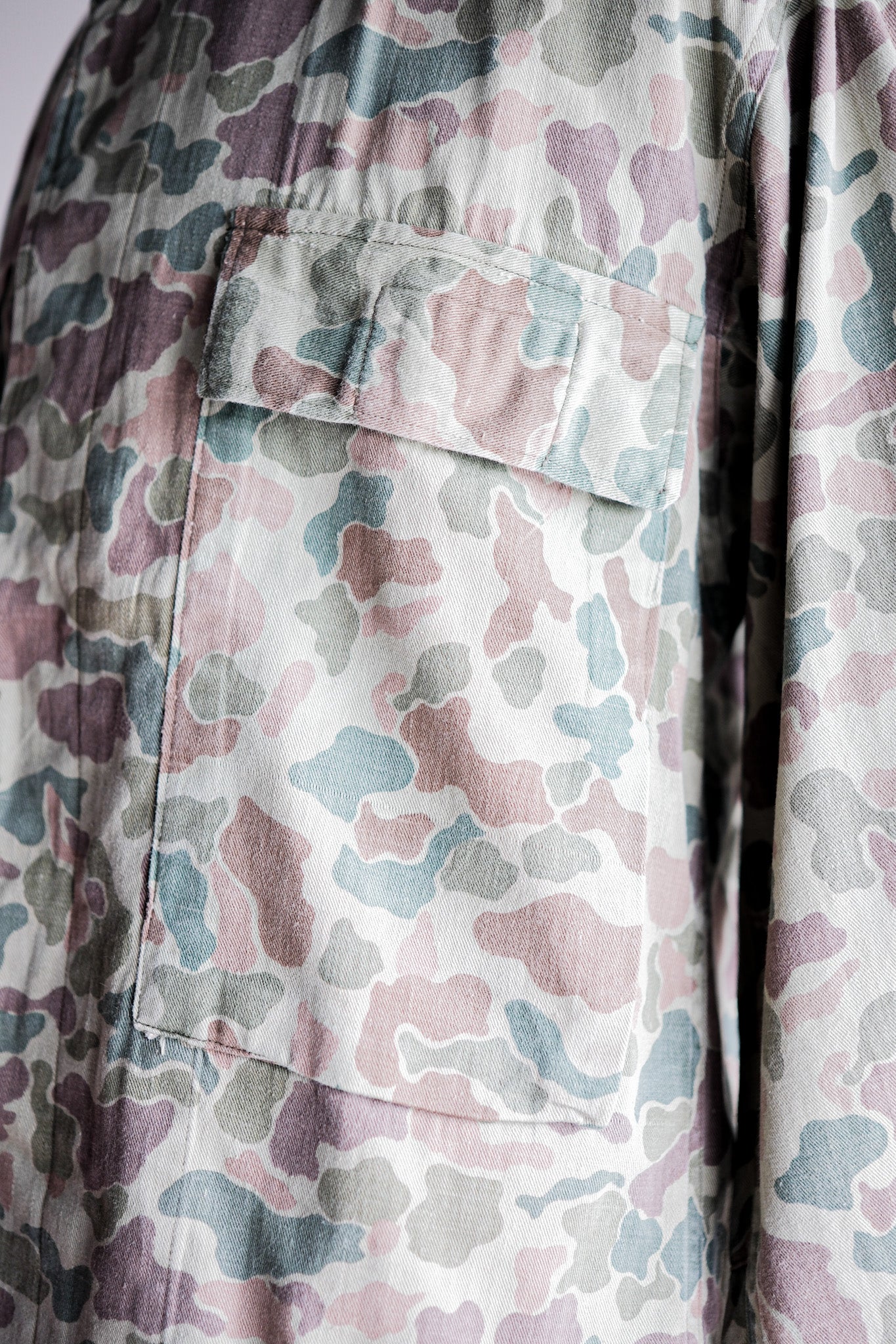 【~50's】Dutch Army Frogskin Camouflage Field Jacket Size.46