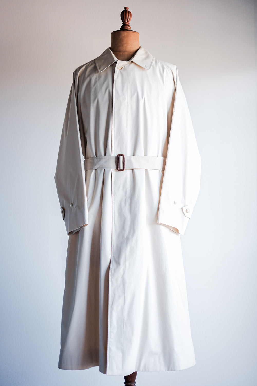 ［~80's］Vintage Burberrys Single Raglan Balmacaan Belted Coat Size.50RL "MUSOU"